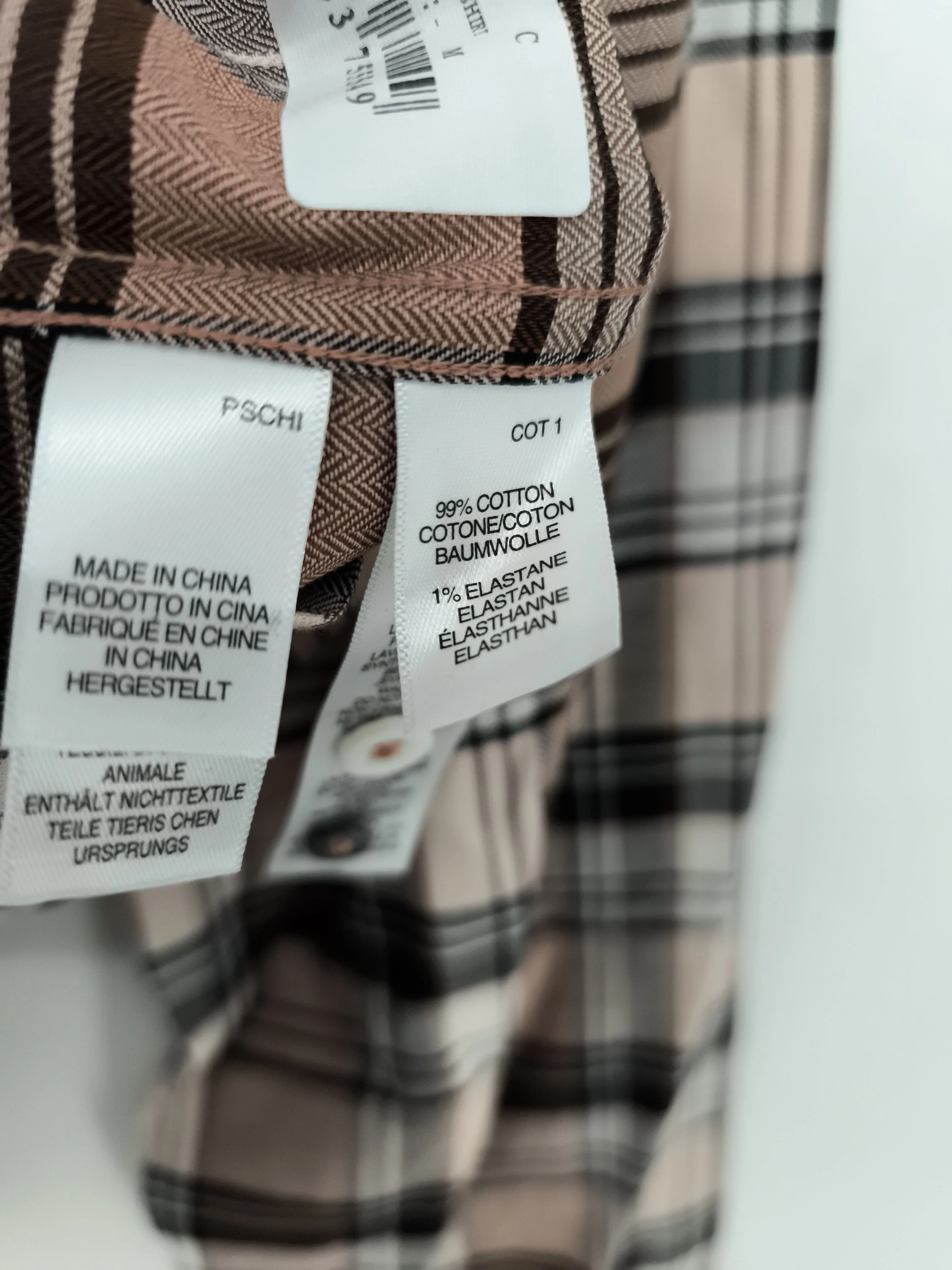 Paul Smith Men's Shirt M Brown Cotton with Elastane Basic New with tags - Image 6