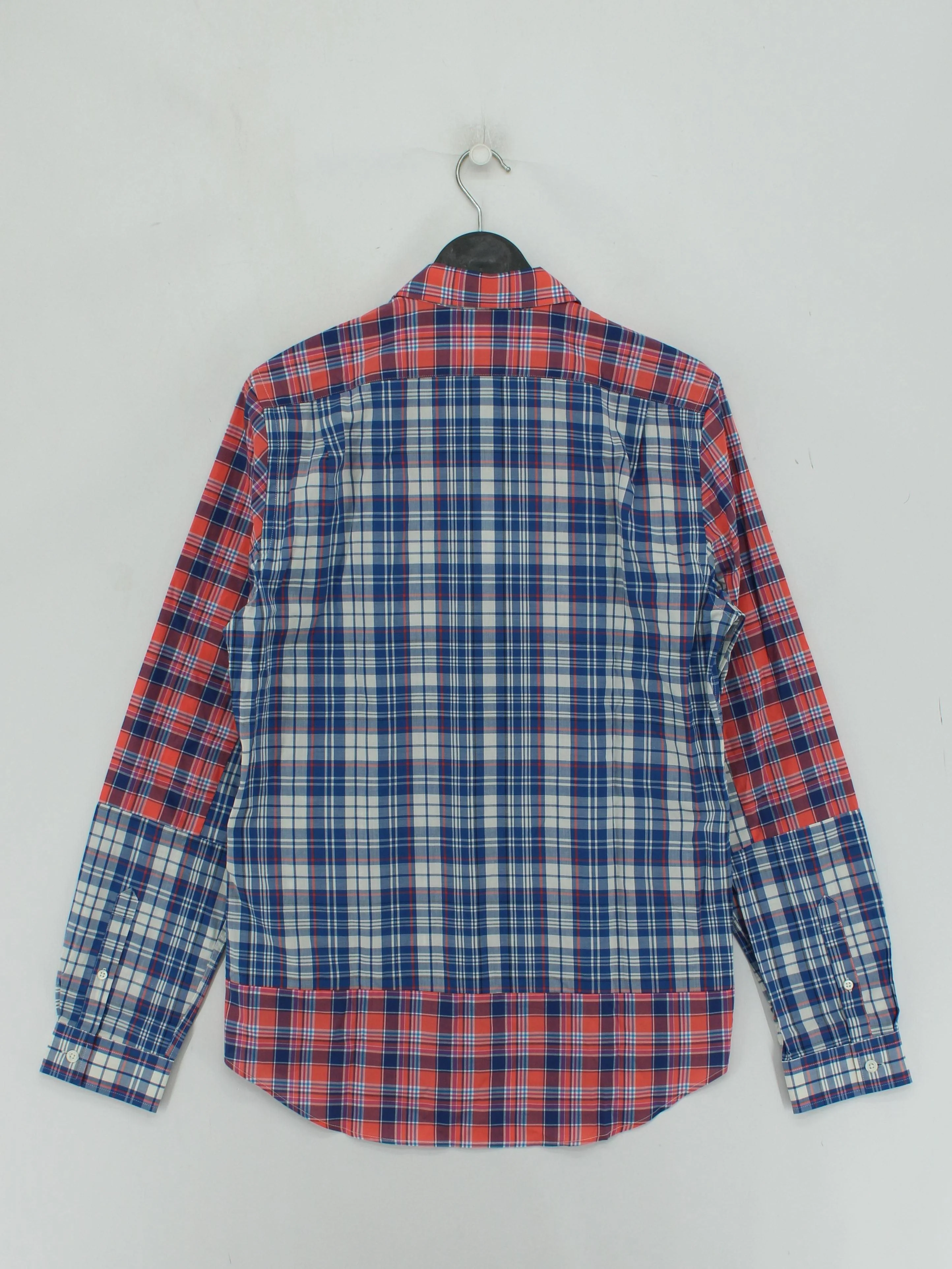 Paul Smith Men's Shirt M Multi Checkered 100% Cotton Basic New with tags - Image 2