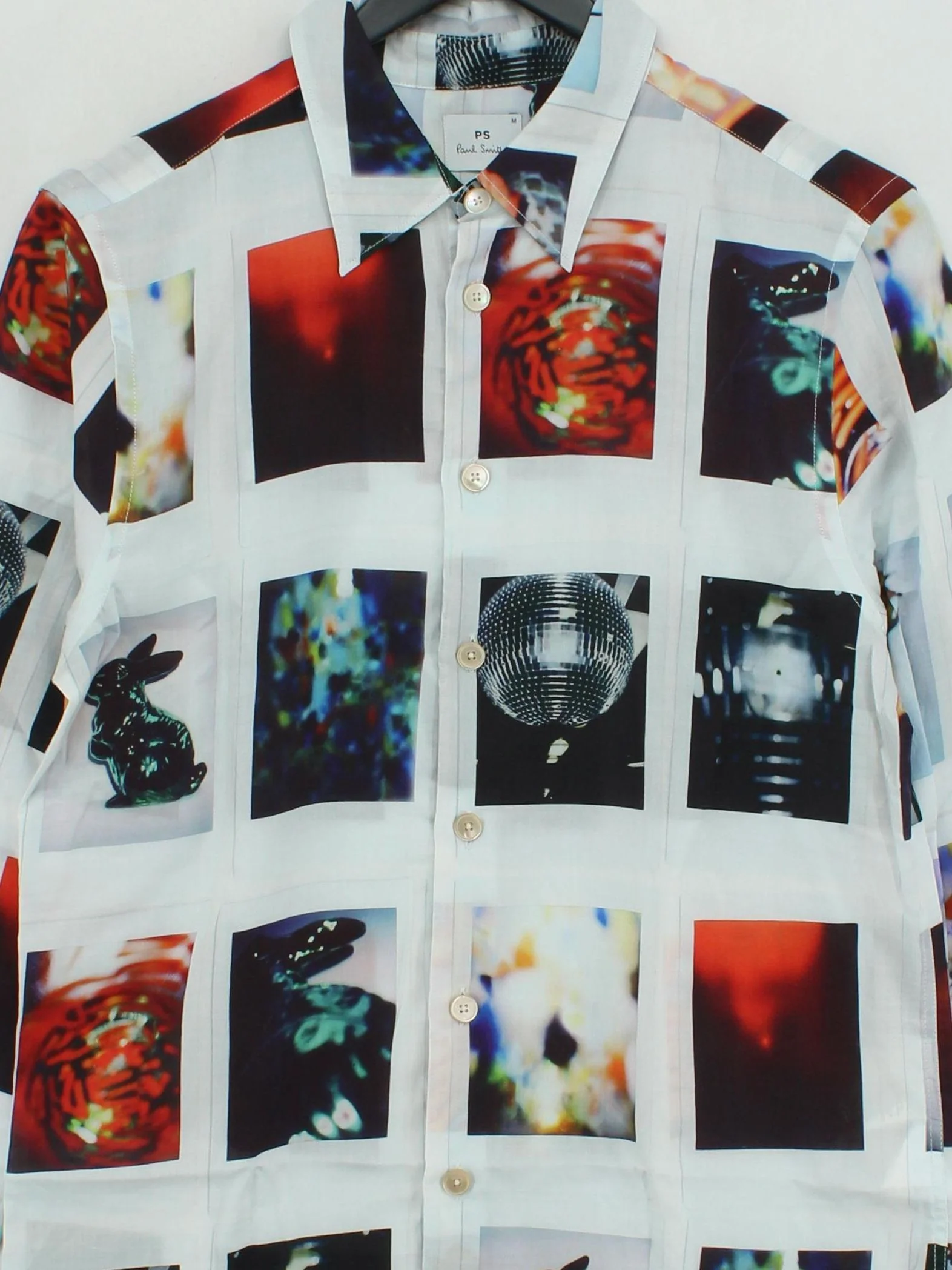 Paul Smith Men's Shirt M Multi Graphic 100% Cotton Basic New with tags - Image 3