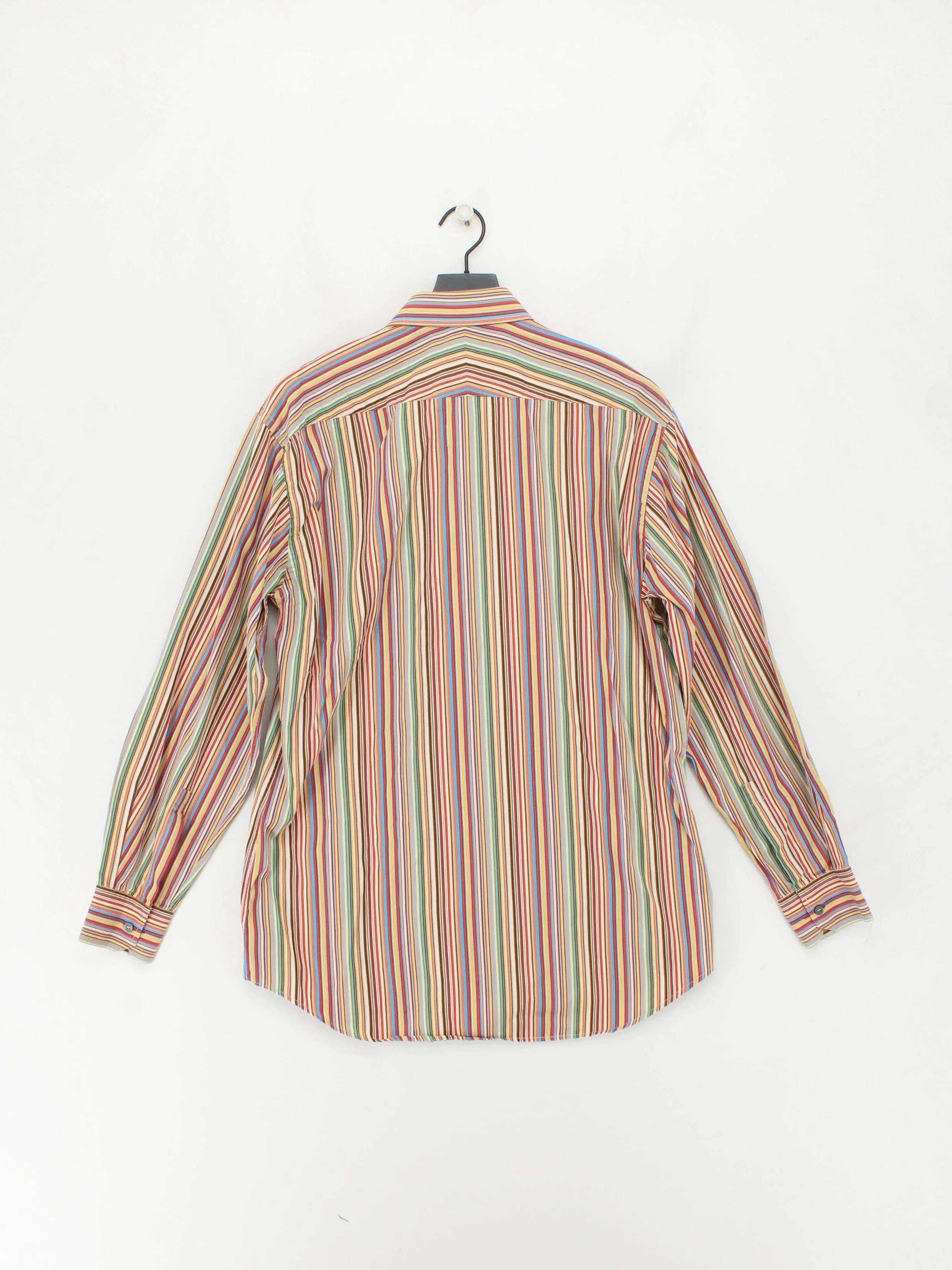 Paul Smith Men's Shirt M Multi Striped 100% Cotton Basic - Image 2