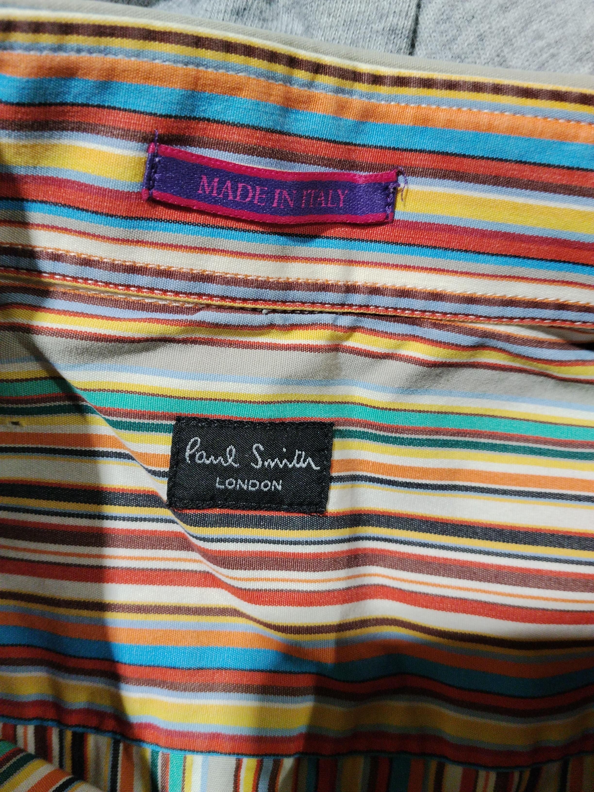Paul Smith Men's Shirt M Multi Striped 100% Cotton Basic - Image 6