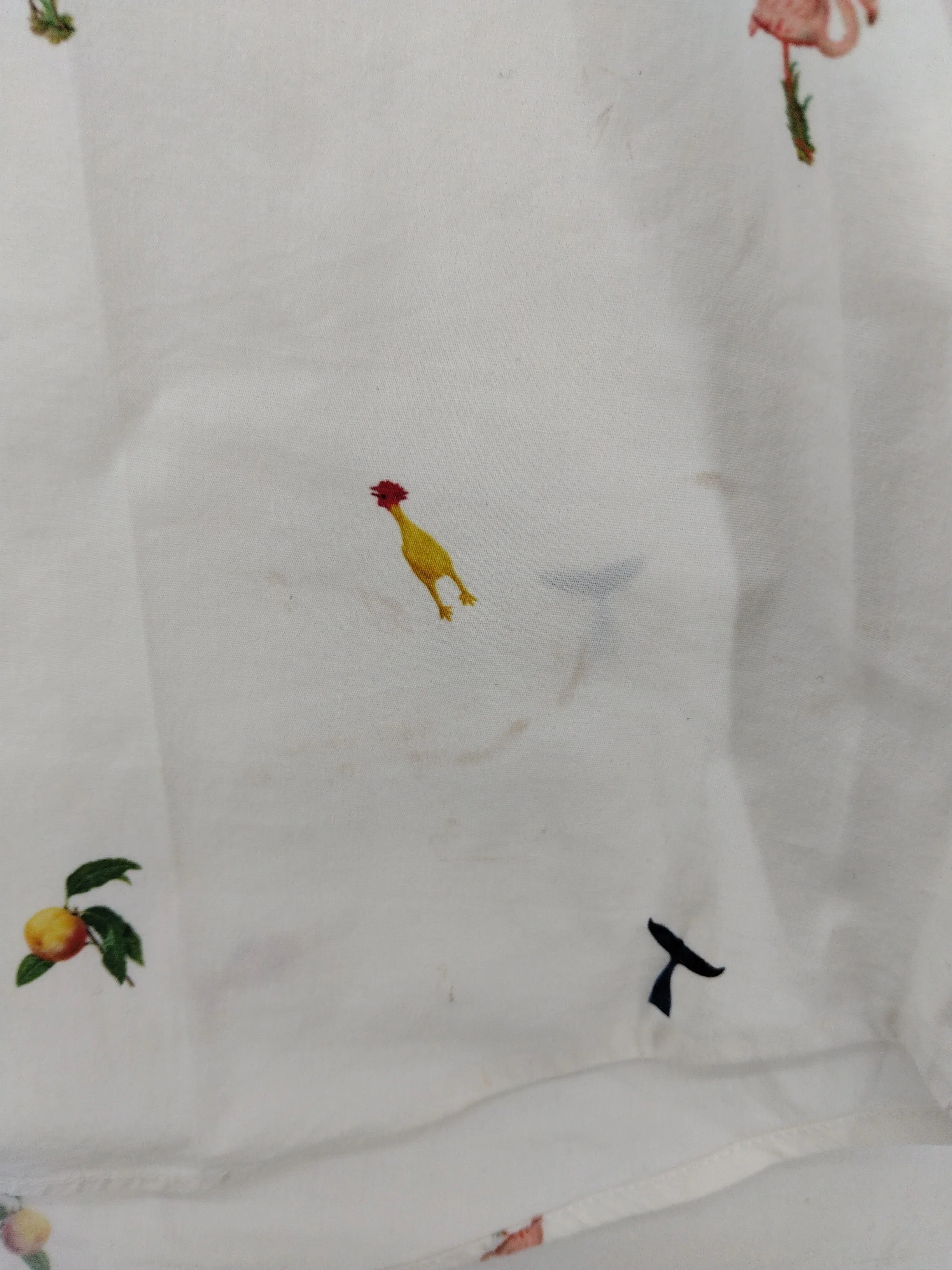 Paul Smith Men's Shirt M White Graphic Cotton with Elastane Basic - Image 5