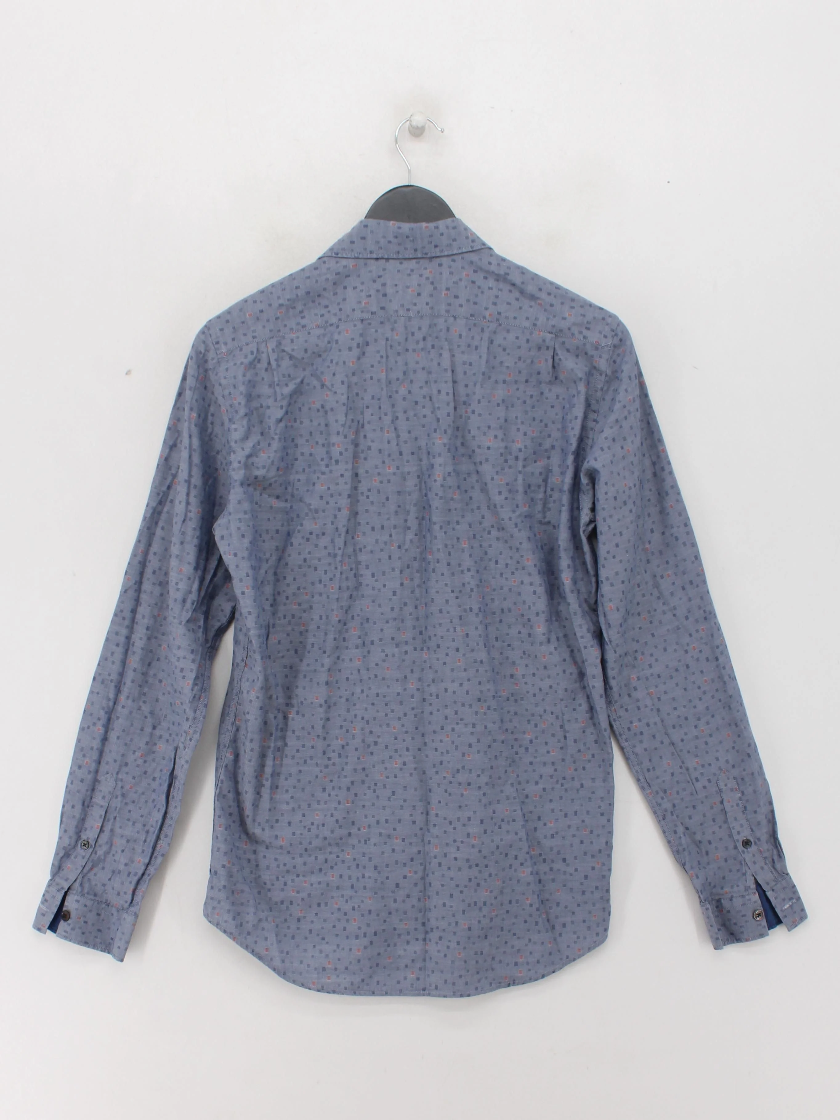 Paul Smith Men's Shirt S Blue 100% Cotton Basic - Image 2