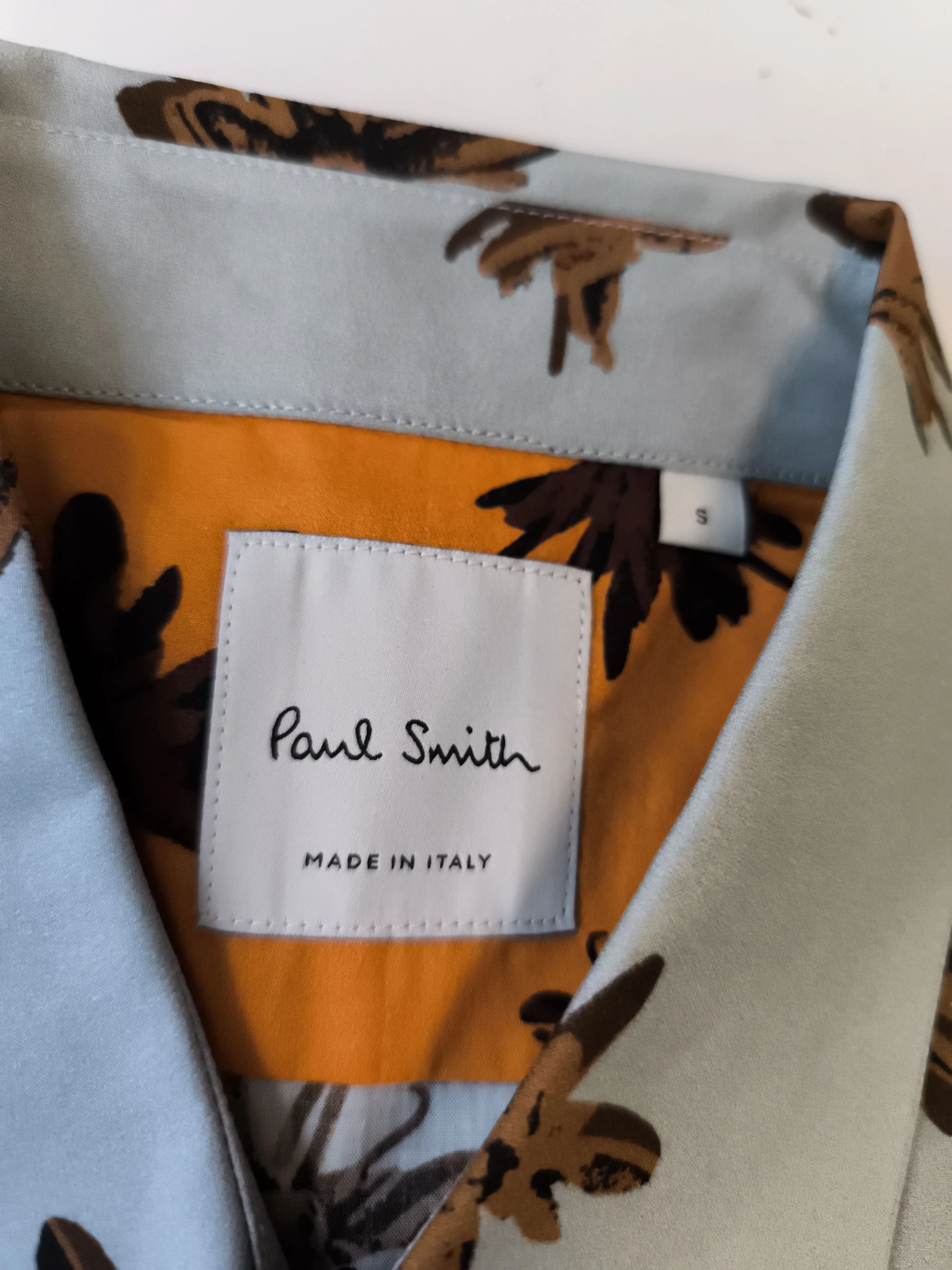 Paul Smith Men's Shirt S Blue 100% Cotton Basic New with tags - Image 5
