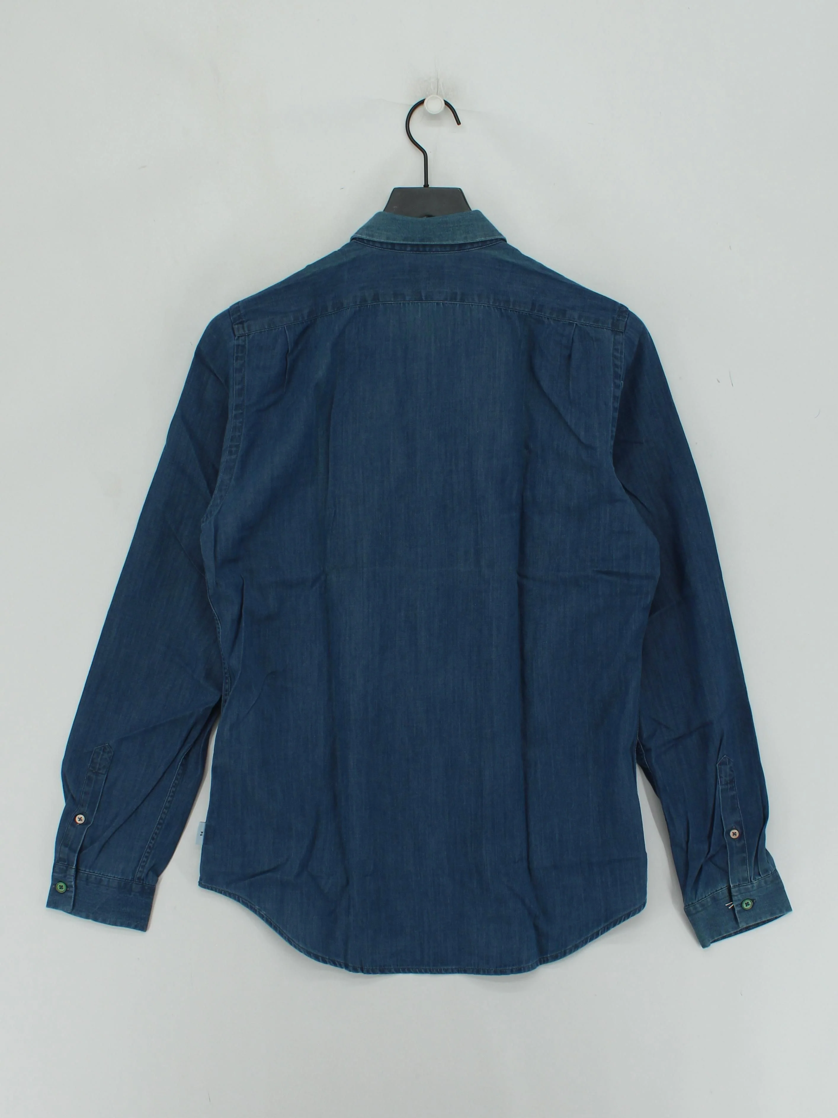 Paul Smith Men's Shirt S Blue 100% Cotton Basic New with tags - Image 2
