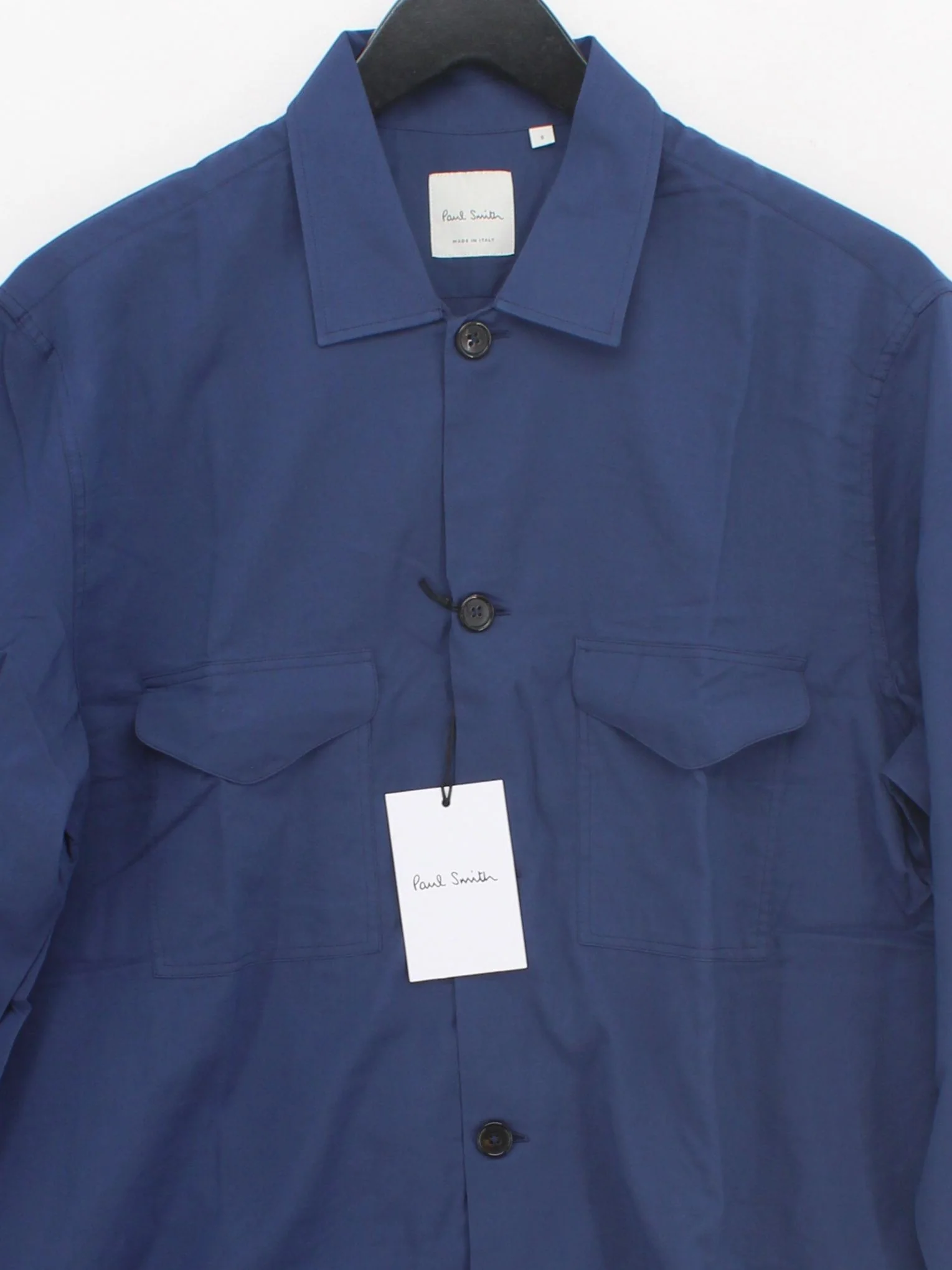 Paul Smith Men's Shirt S Blue 100% Viscose Basic New with tags - Image 3