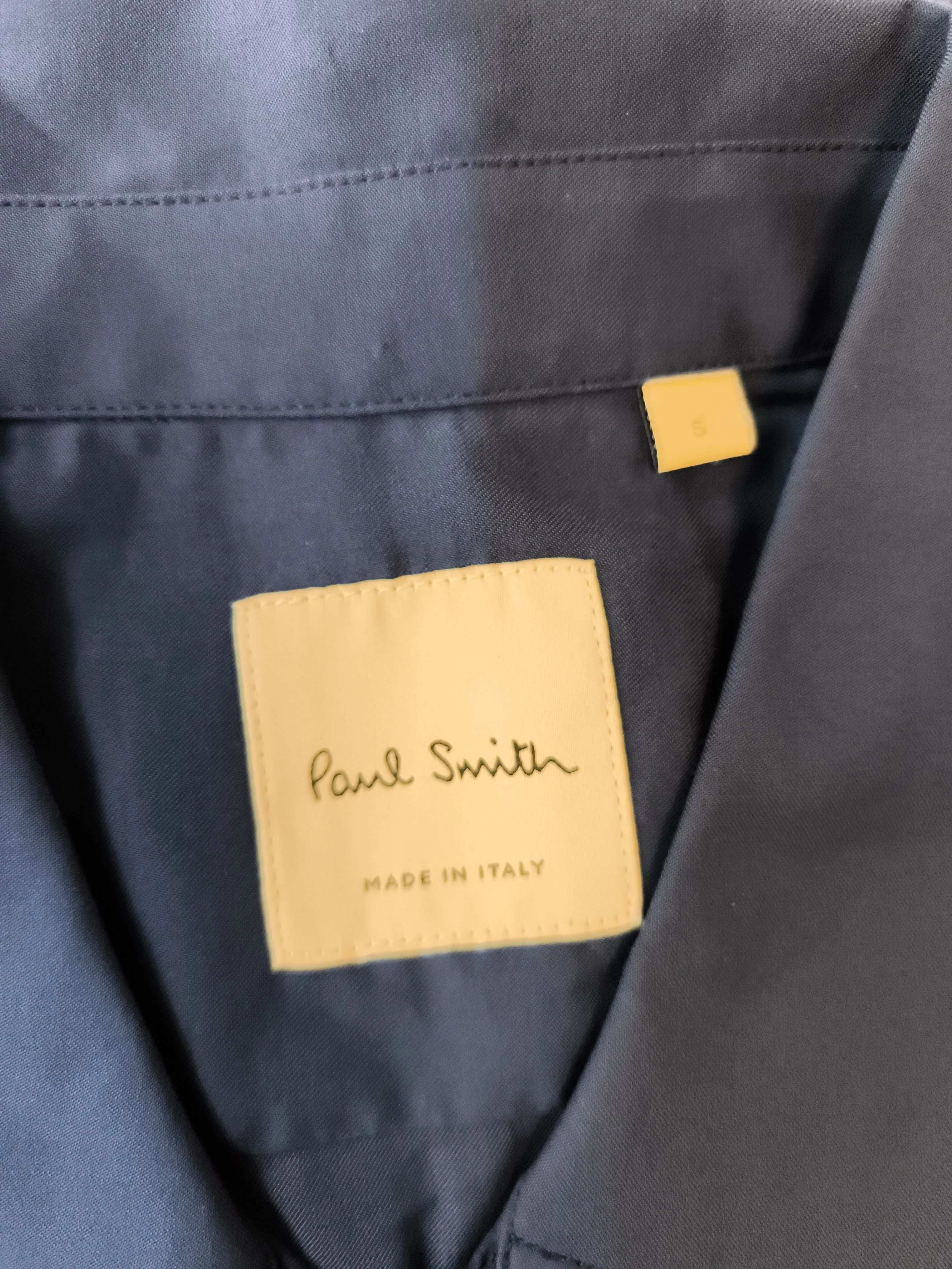 Paul Smith Men's Shirt S Blue 100% Viscose Basic New with tags - Image 5