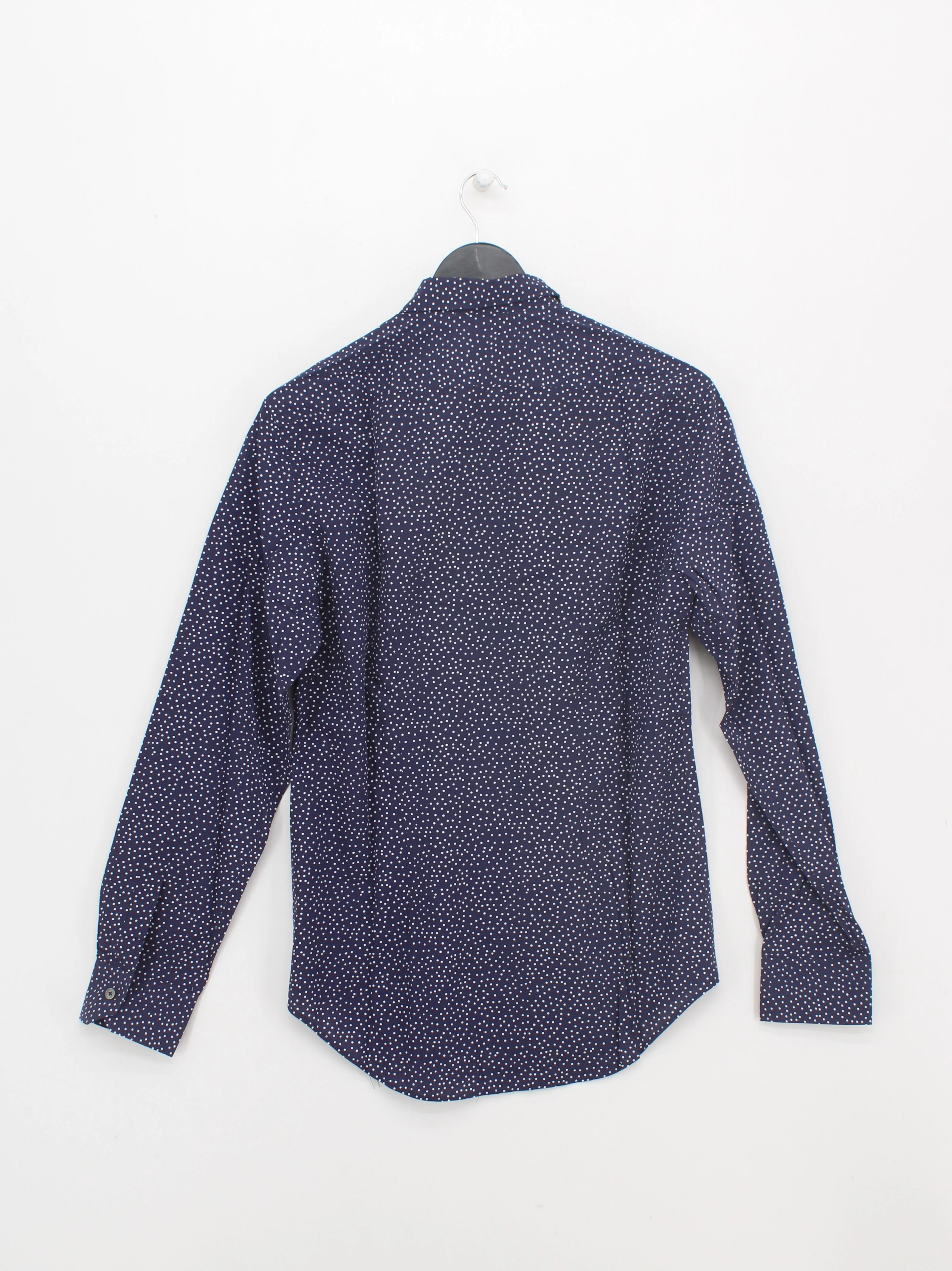 Paul Smith Men's Shirt S Blue Polkadot 100% Cotton Basic New with tags - Image 2