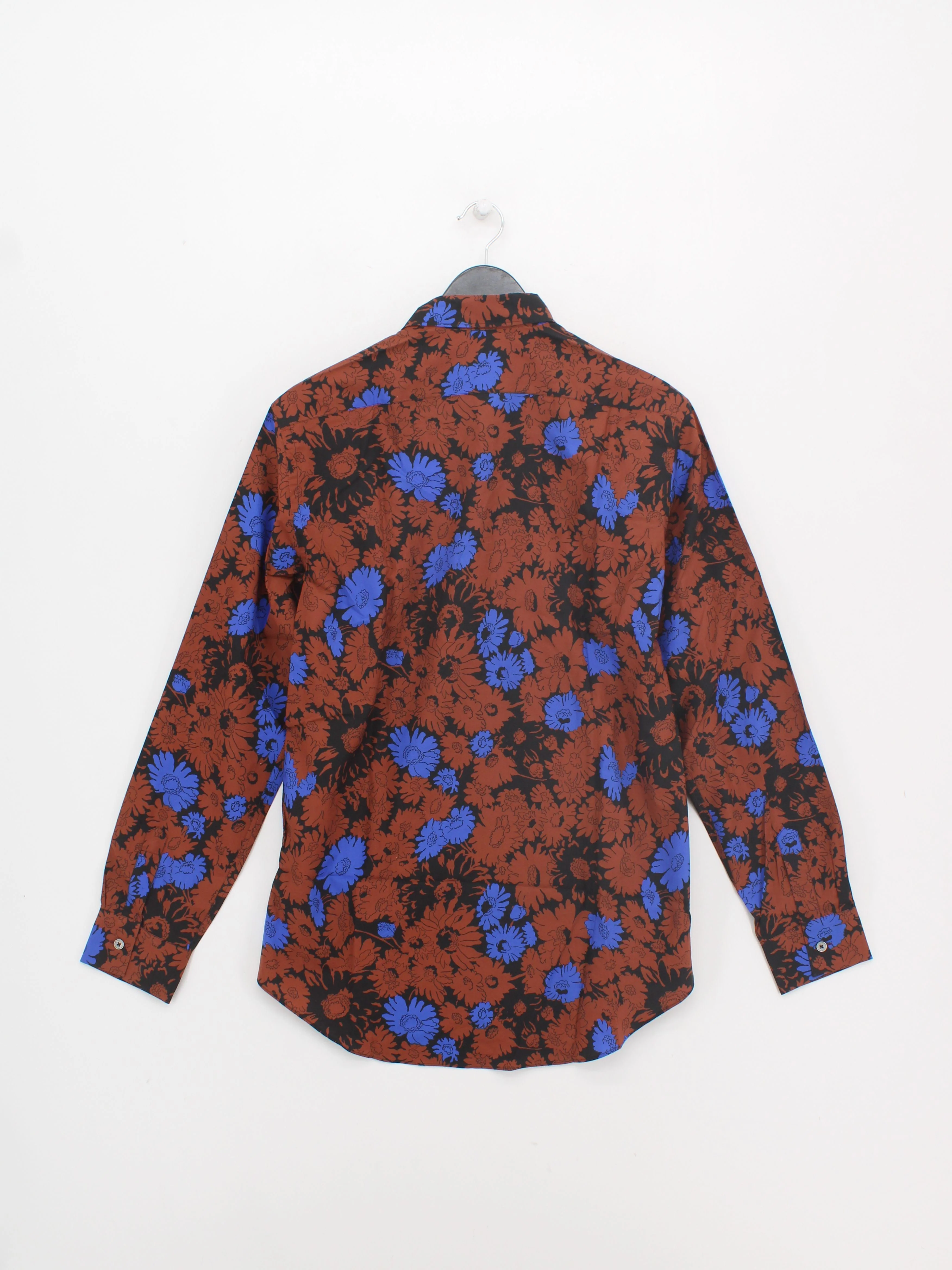 Paul Smith Men's Shirt S Brown Cotton with Lyocell Modal Basic New with tags - Image 2