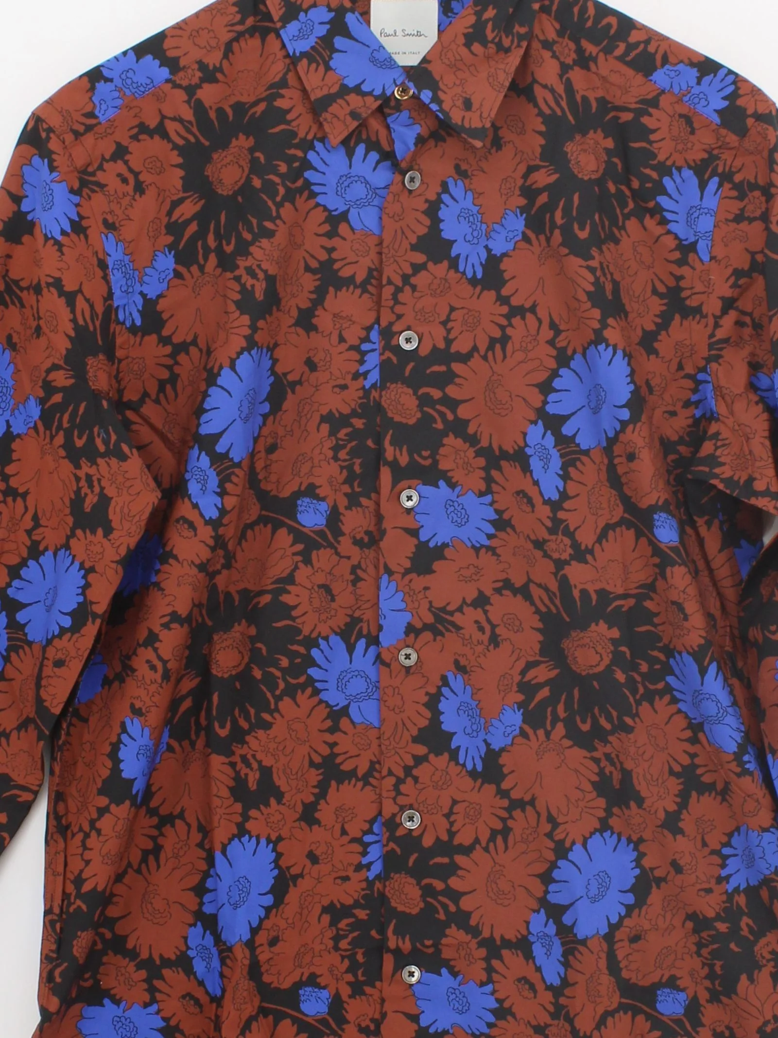 Paul Smith Men's Shirt S Brown Cotton with Lyocell Modal Basic New with tags - Image 3