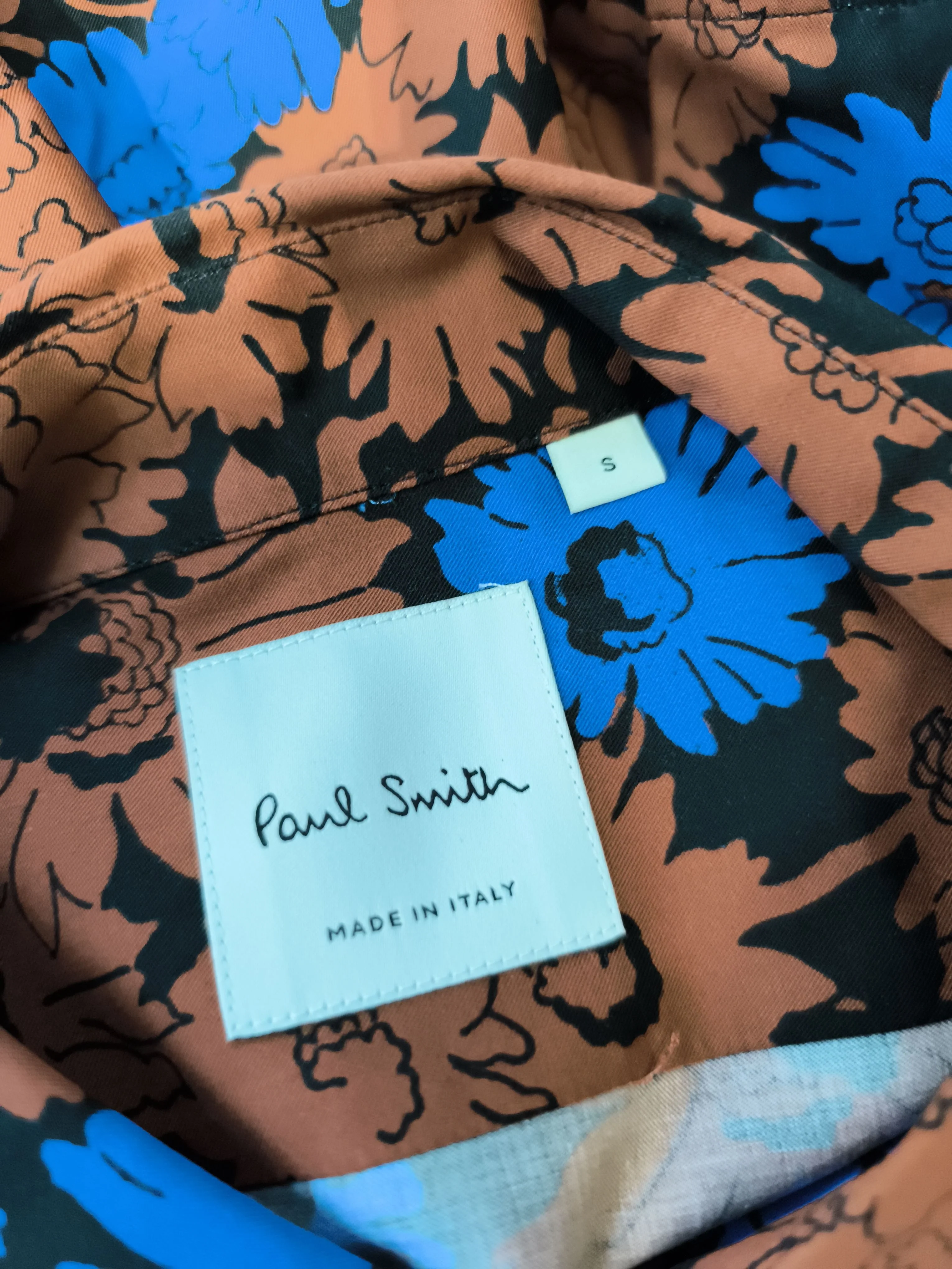 Paul Smith Men's Shirt S Brown Cotton with Lyocell Modal Basic New with tags - Image 5