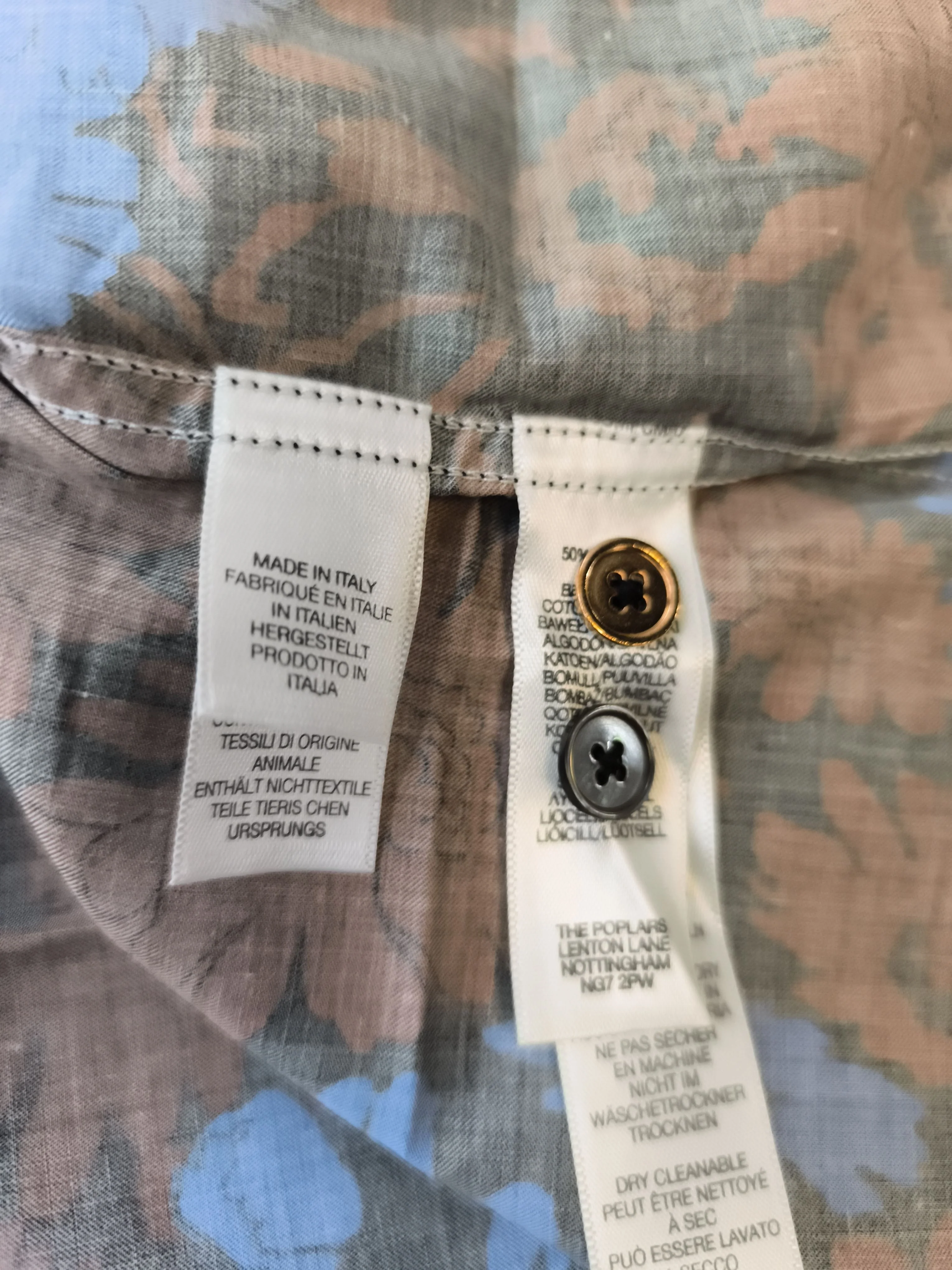 Paul Smith Men's Shirt S Brown Cotton with Lyocell Modal Basic New with tags - Image 6