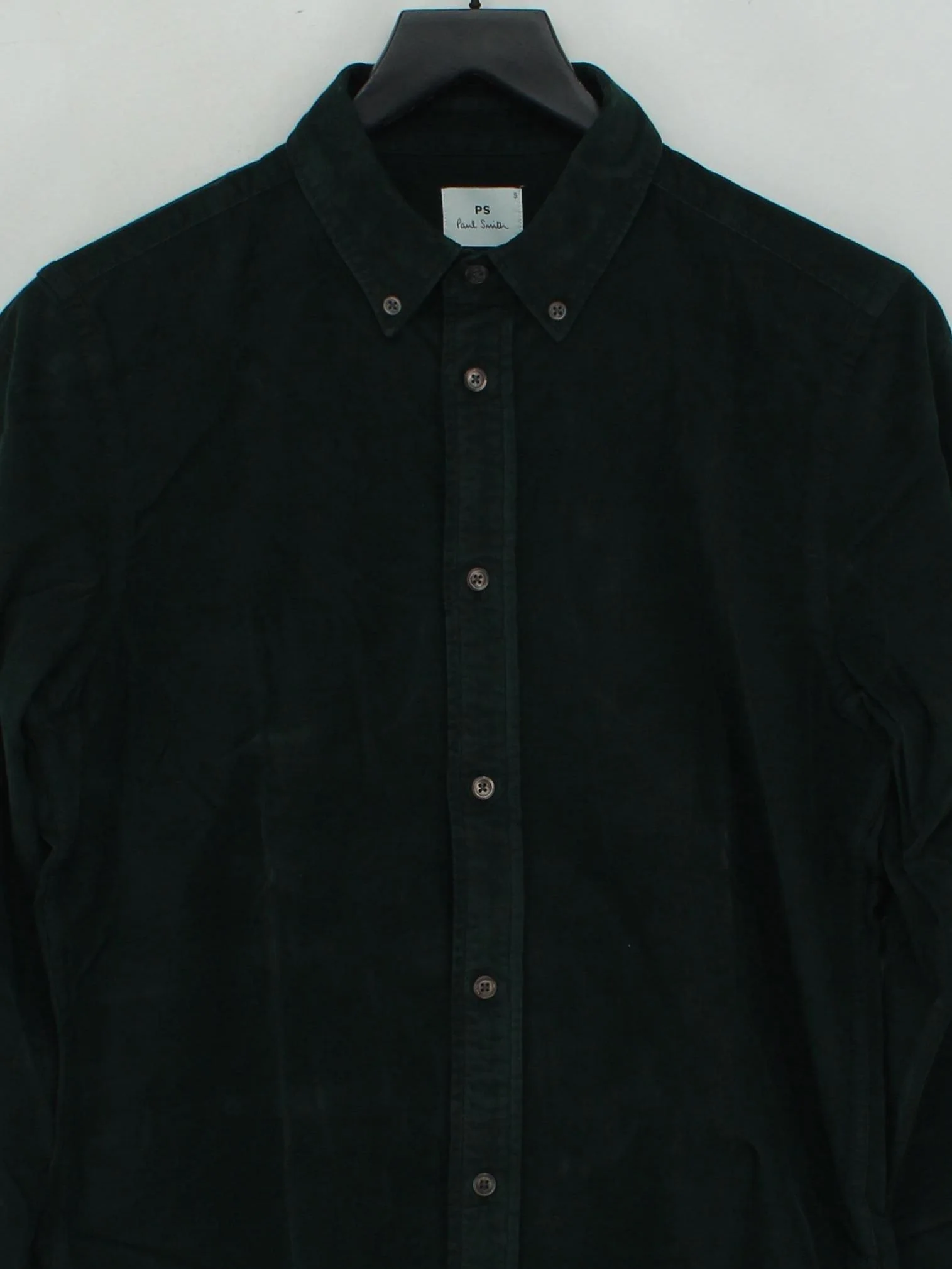 Paul Smith Men's Shirt S Green 100% Cotton Basic New with tags - Image 3