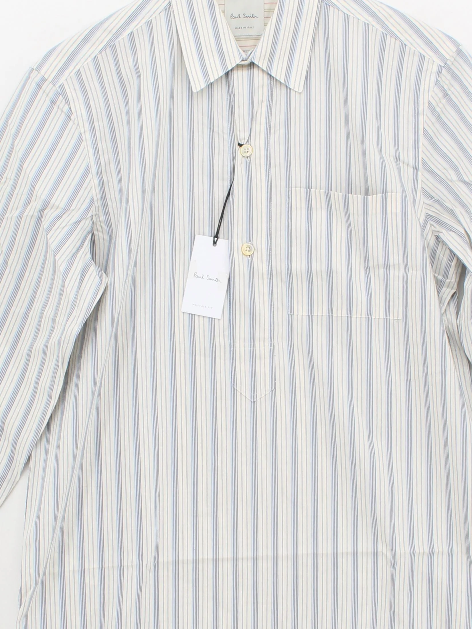 Paul Smith Men's Shirt S Multi Striped 100% Cotton Basic New with tags - Image 3