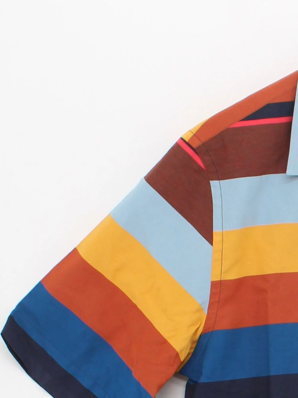 Paul Smith Men's Shirt S Multi Striped Viscose with Nylon Basic New with tags - Image 4