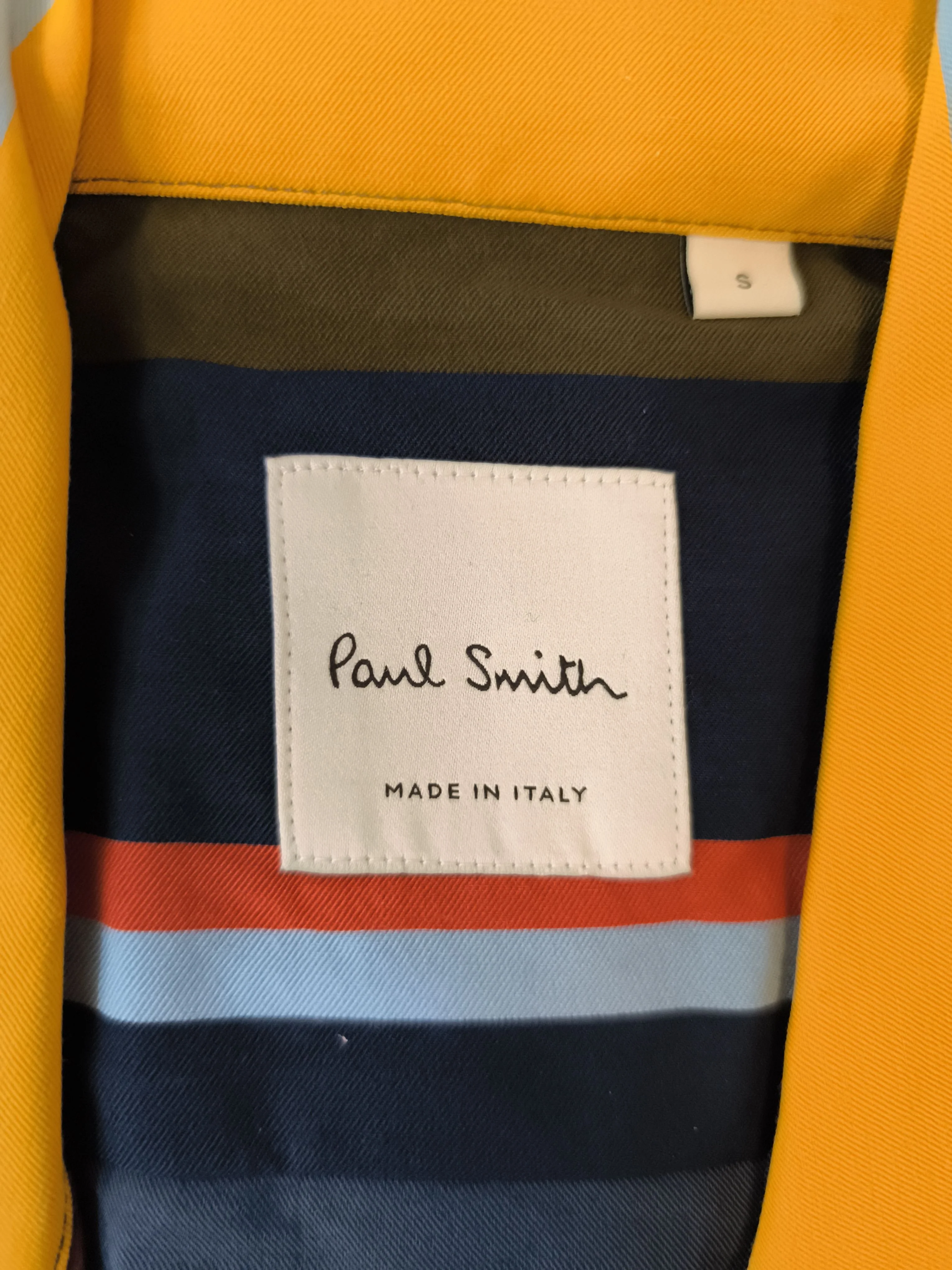Paul Smith Men's Shirt S Multi Striped Viscose with Nylon Basic New with tags - Image 5