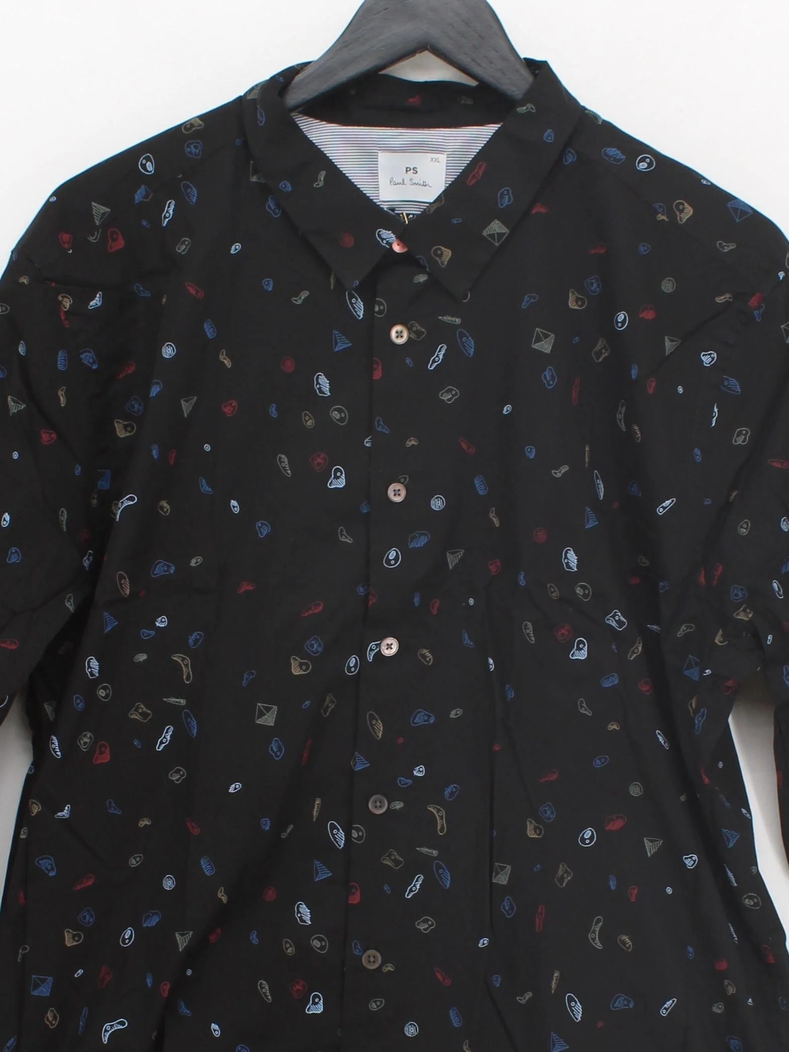 Paul Smith Men's Shirt XXL Black Cotton with Elastane Basic New with tags - Image 3