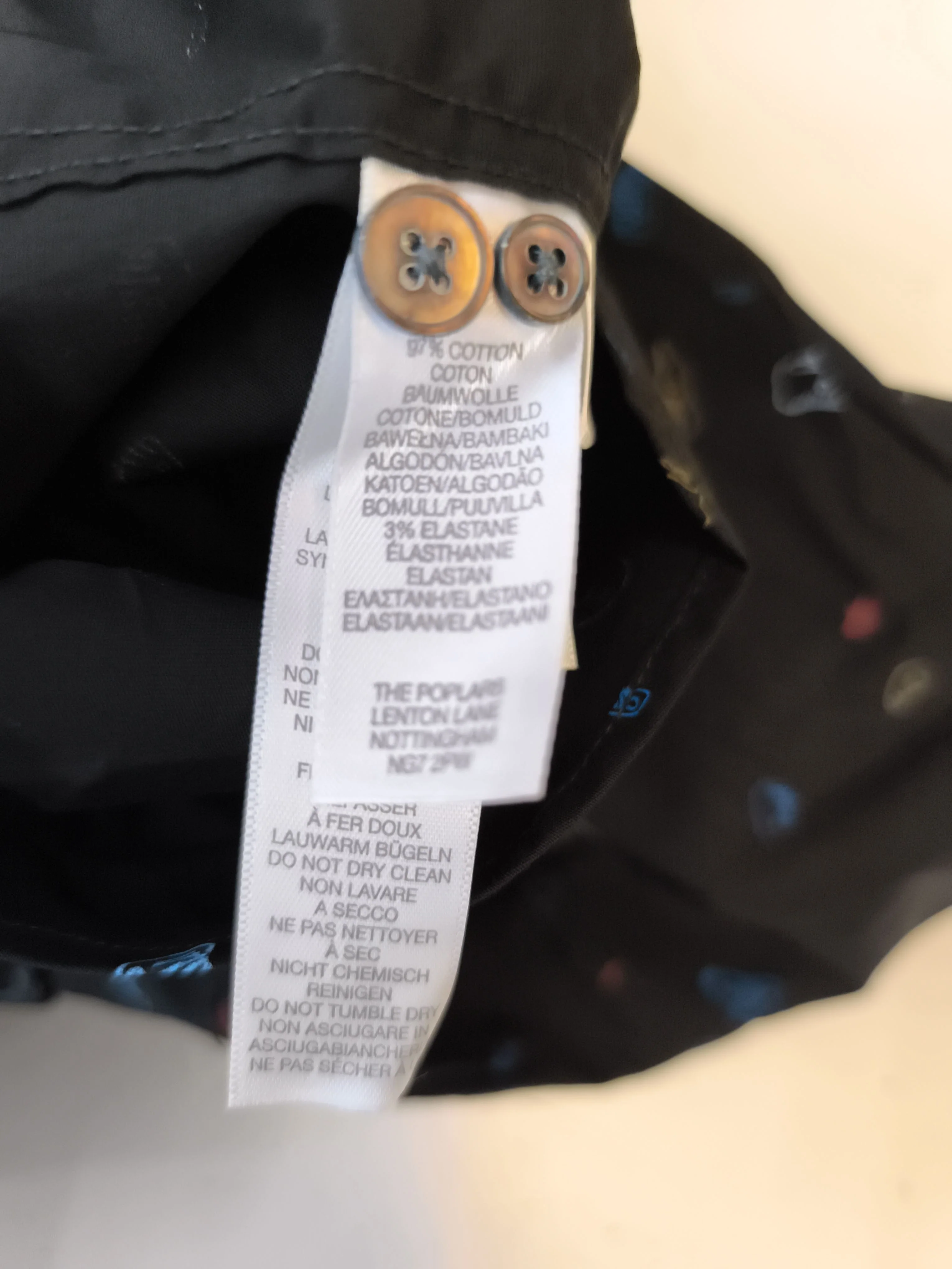 Paul Smith Men's Shirt XXL Black Cotton with Elastane Basic New with tags - Image 6