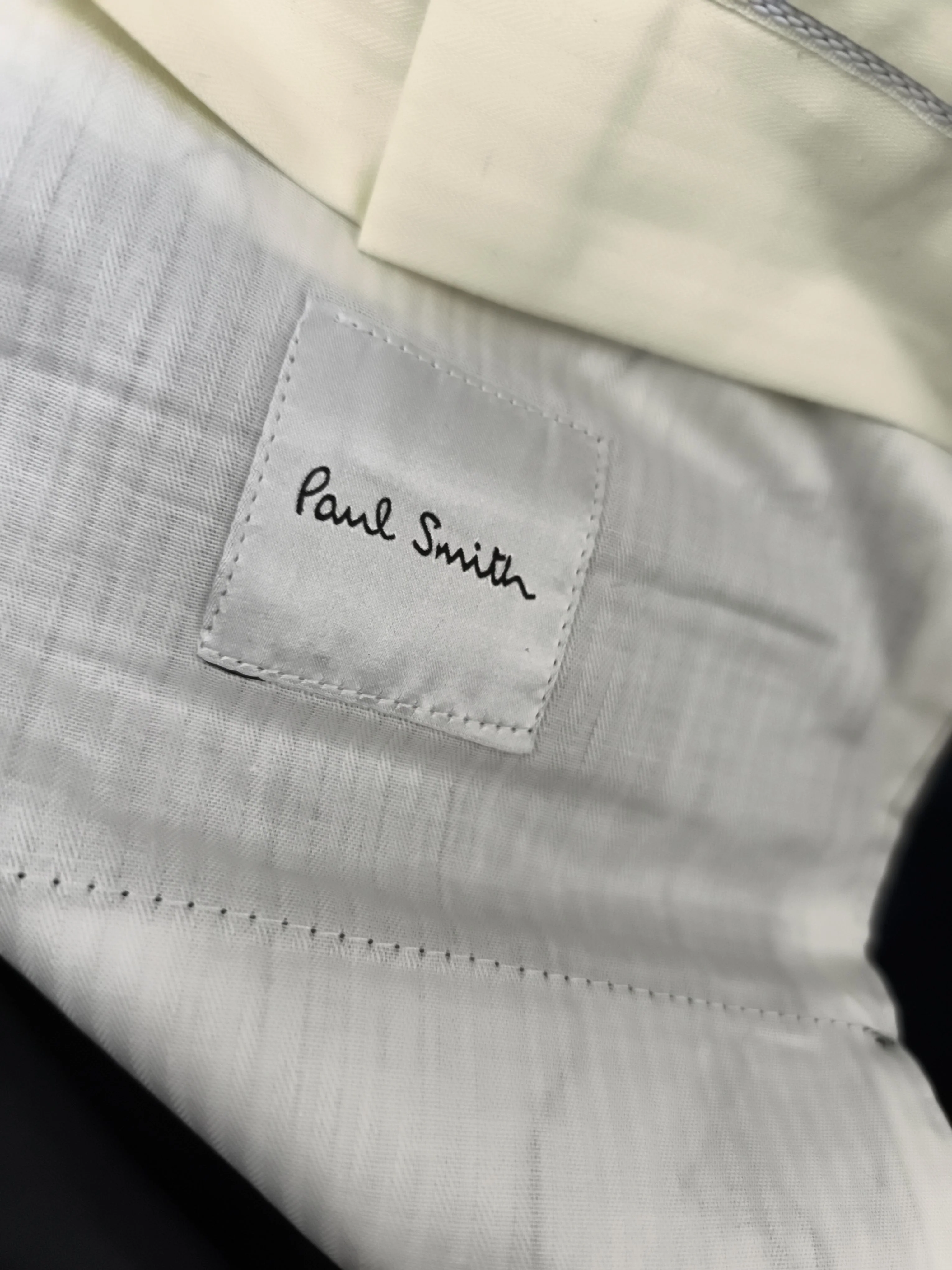 Paul Smith Men's Suit Trousers L Blue 100% Wool Dress Pants New with tags - Image 5