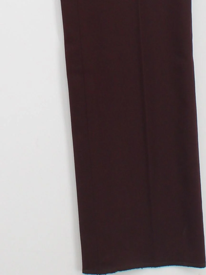 Paul Smith Men's Suit Trousers W 28 in Purple Cotton New with tags - Image 4