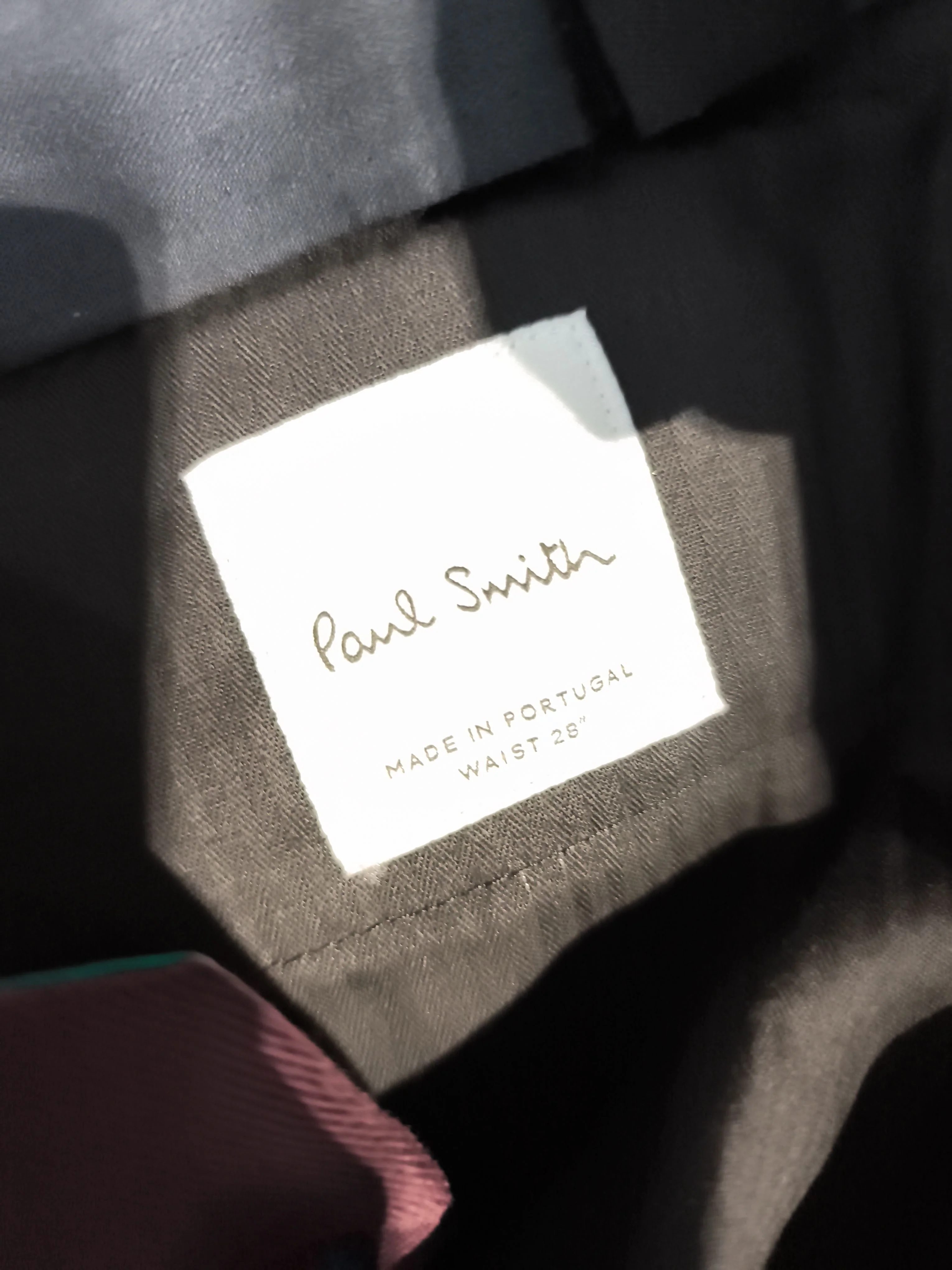 Paul Smith Men's Suit Trousers W 28 in Purple Cotton New with tags - Image 5