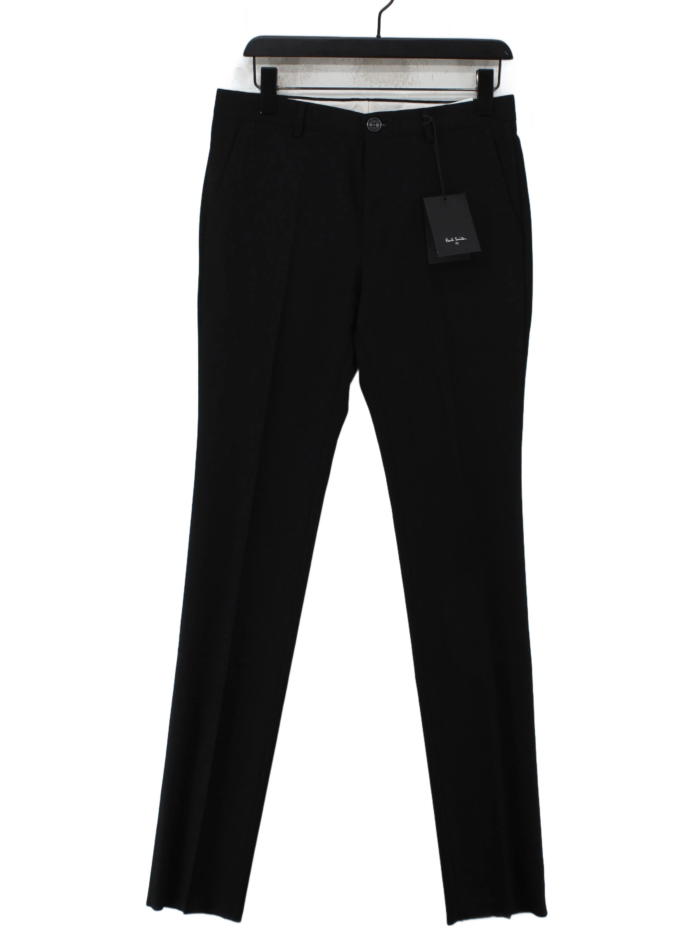 Paul Smith Men's Suit Trousers W 30 in Black Wool