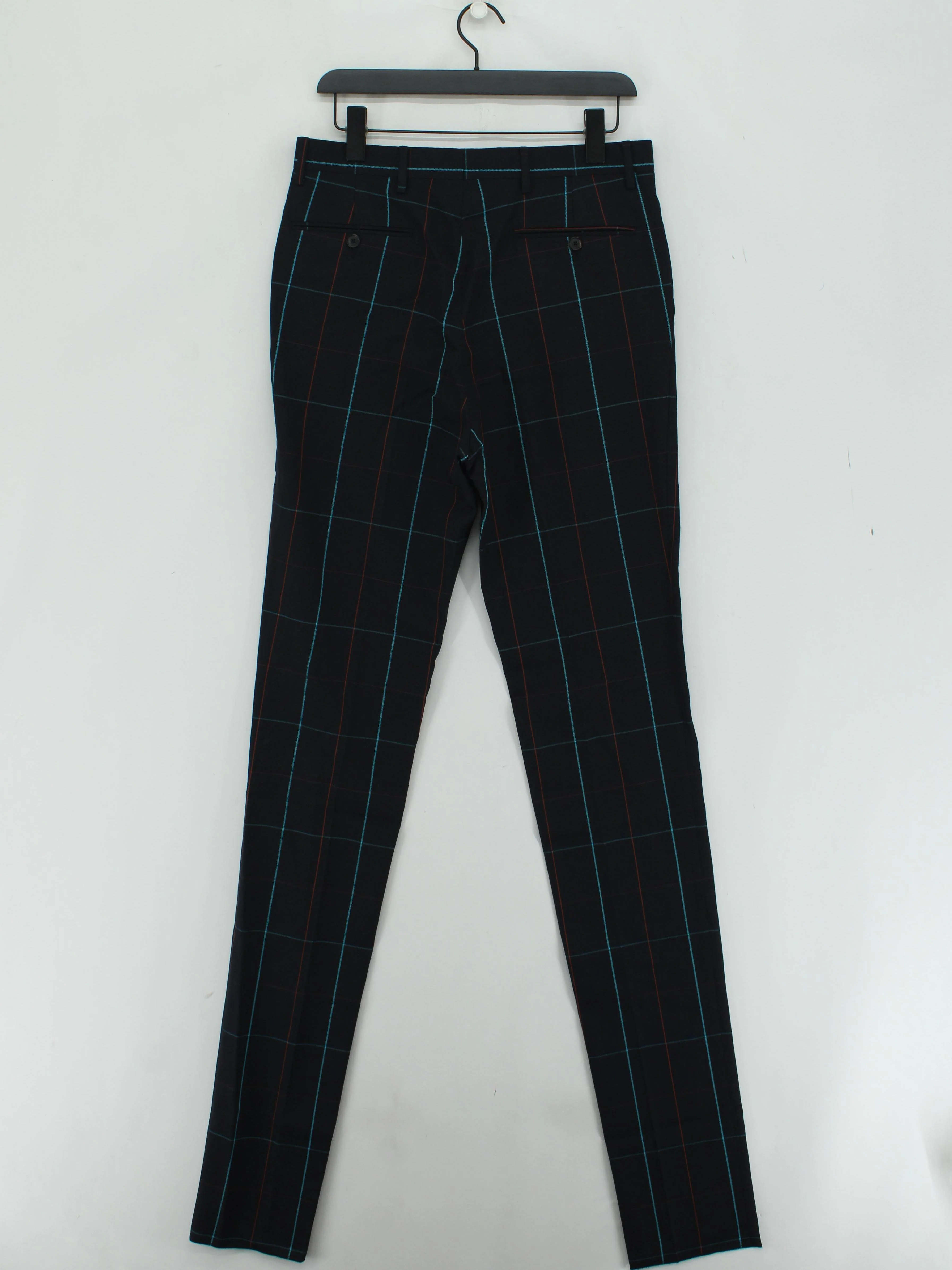 Paul Smith Men's Suit Trousers W 30 in Blue 100% Polyester New with tags - Image 2