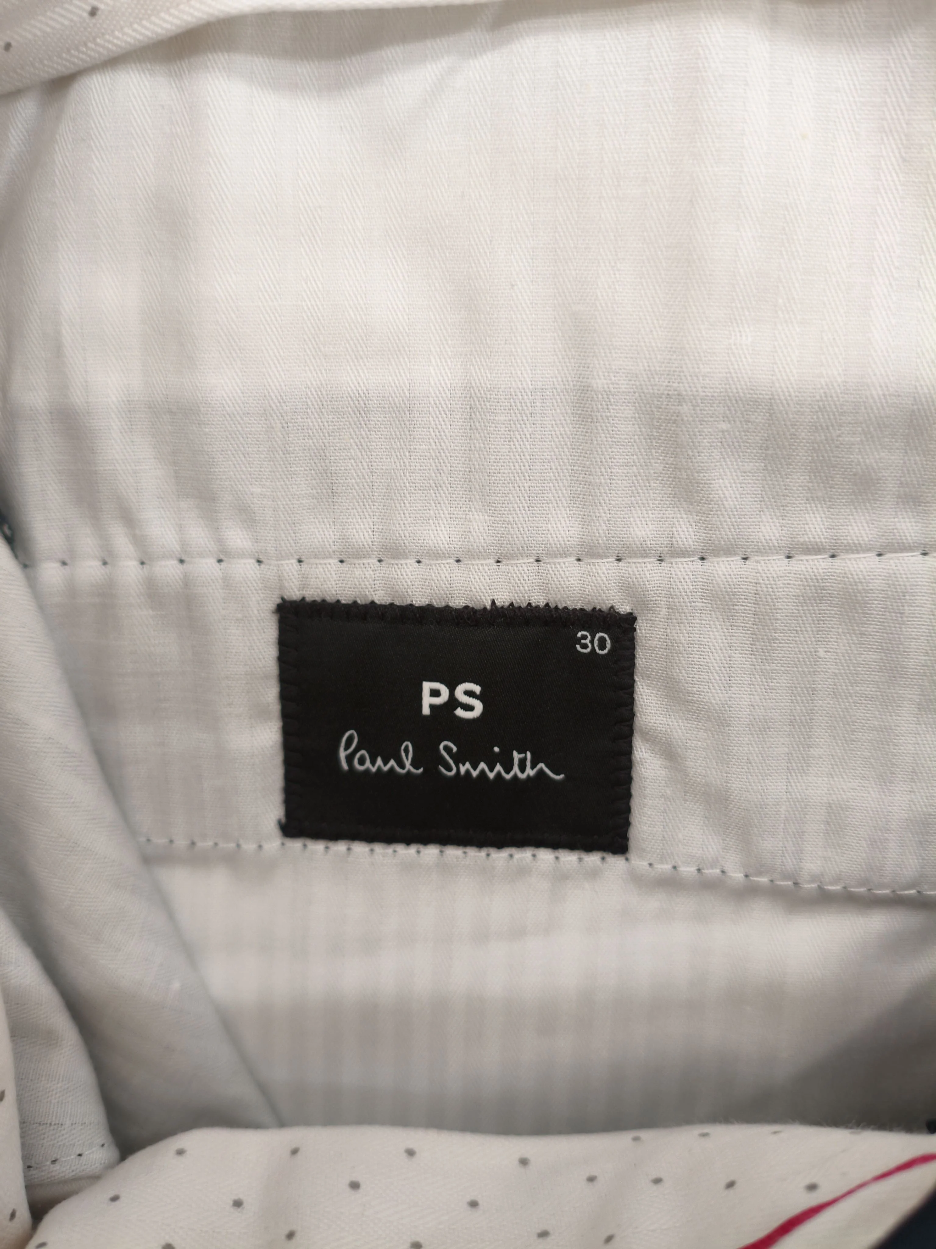 Paul Smith Men's Suit Trousers W 30 in Blue Cotton New with tags - Image 5