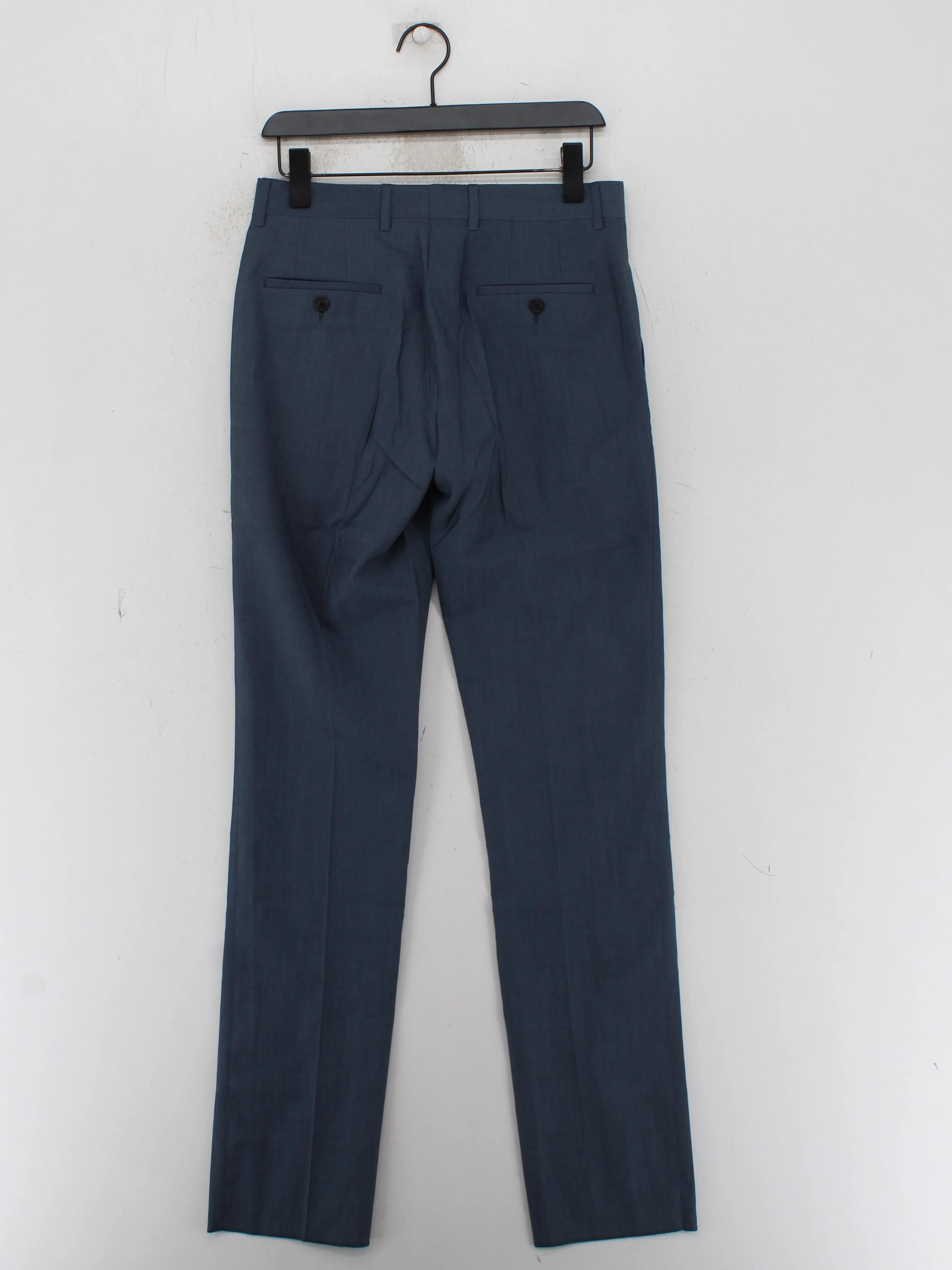 Paul Smith Men's Suit Trousers W 30 in Blue Wool New with tags - Image 2