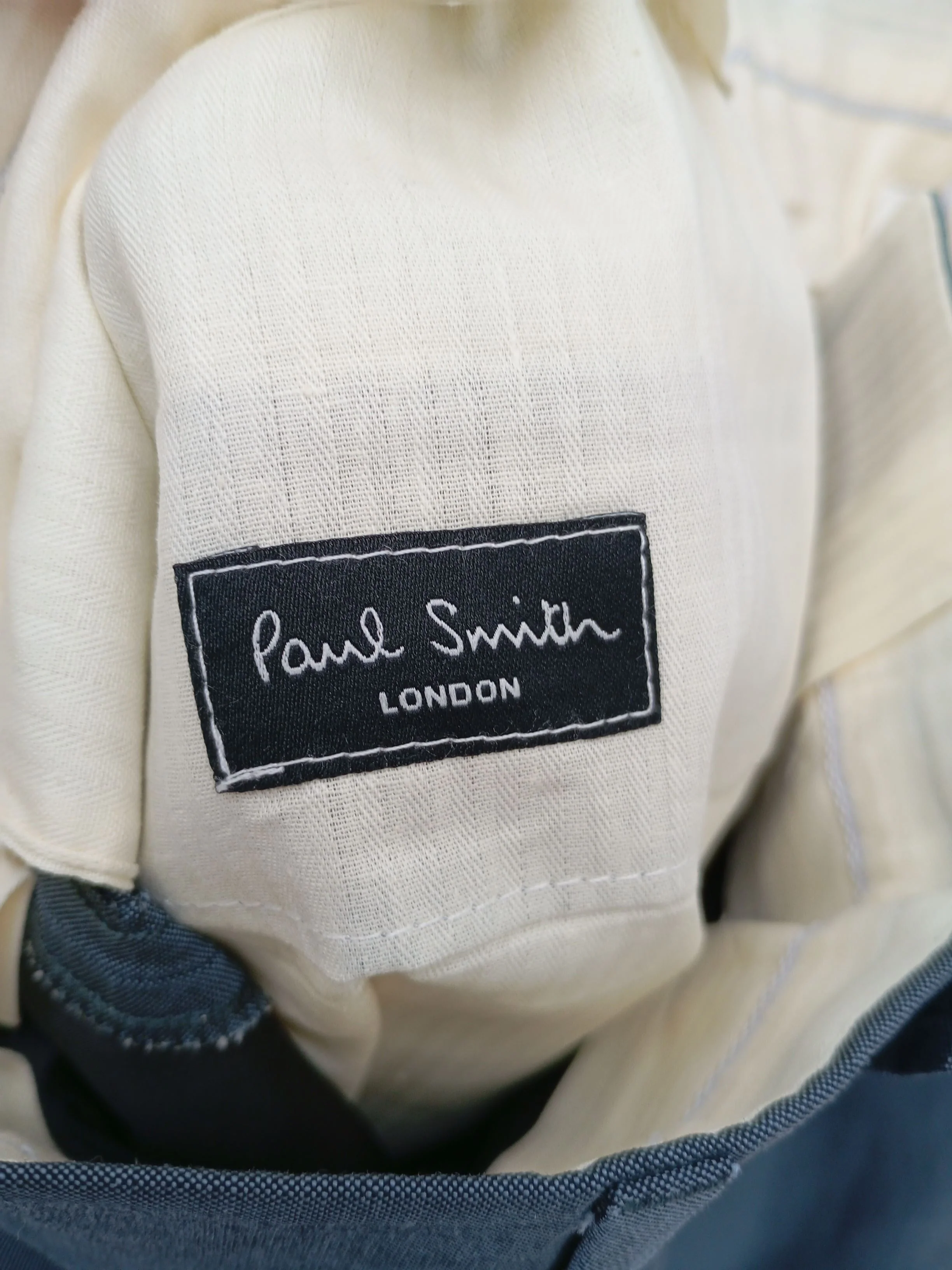 Paul Smith Men's Suit Trousers W 30 in Blue Wool New with tags - Image 5