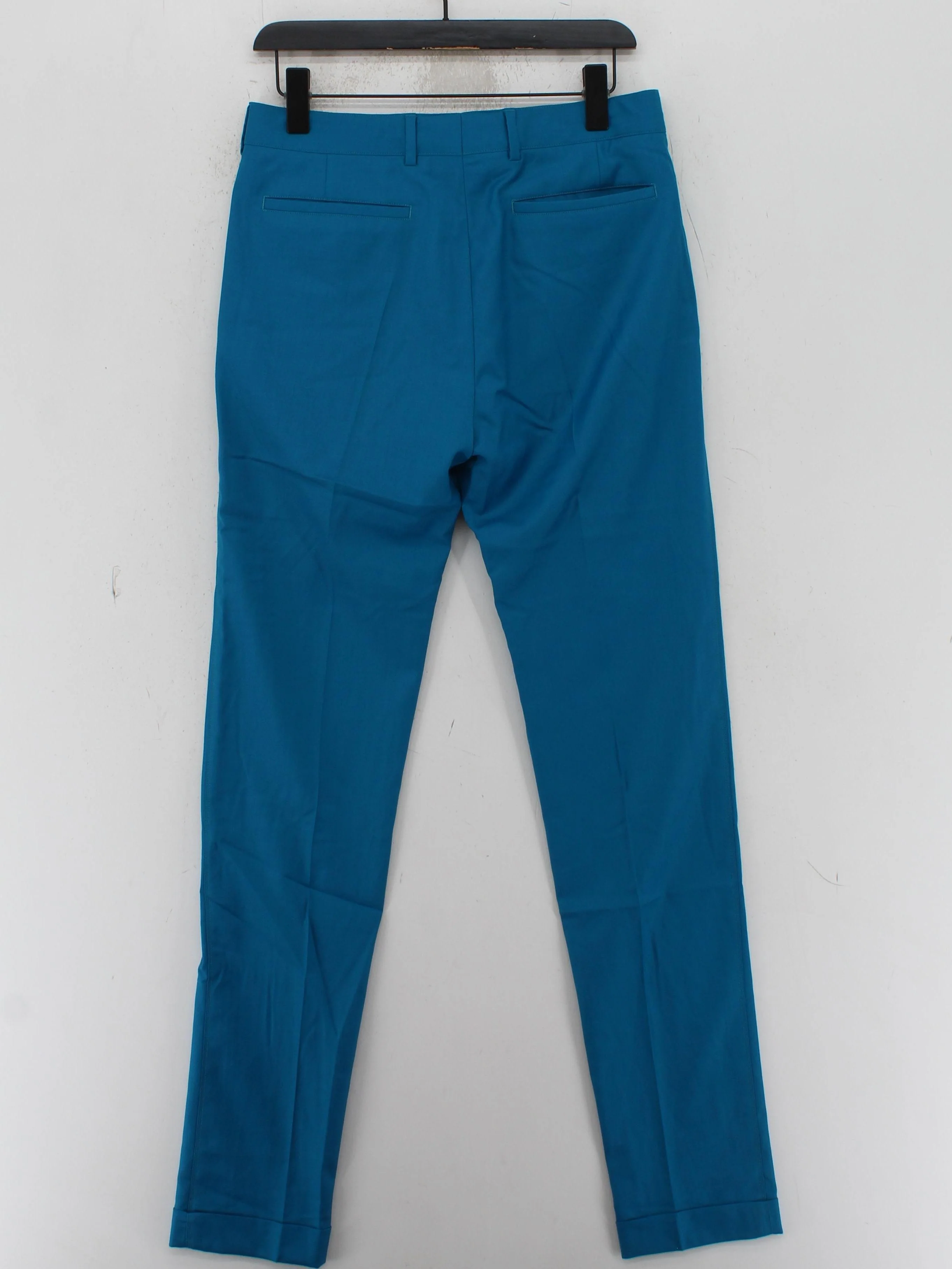 Paul Smith Men's Suit Trousers W 30 in Blue Wool New with tags - Image 2