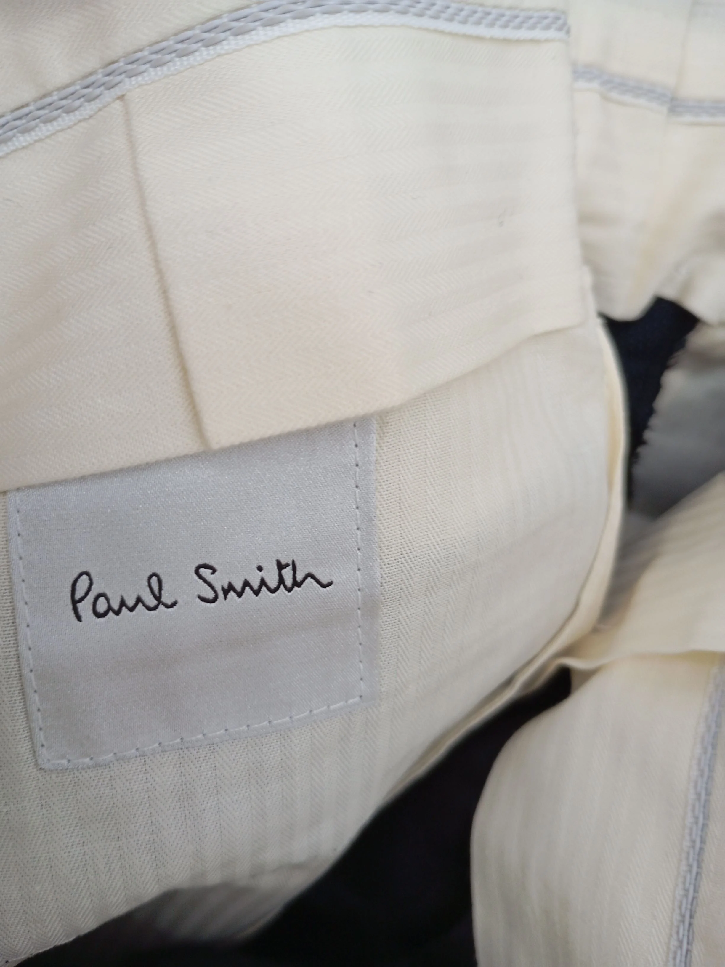 Paul Smith Men's Suit Trousers W 30 in Blue Wool New with tags - Image 5