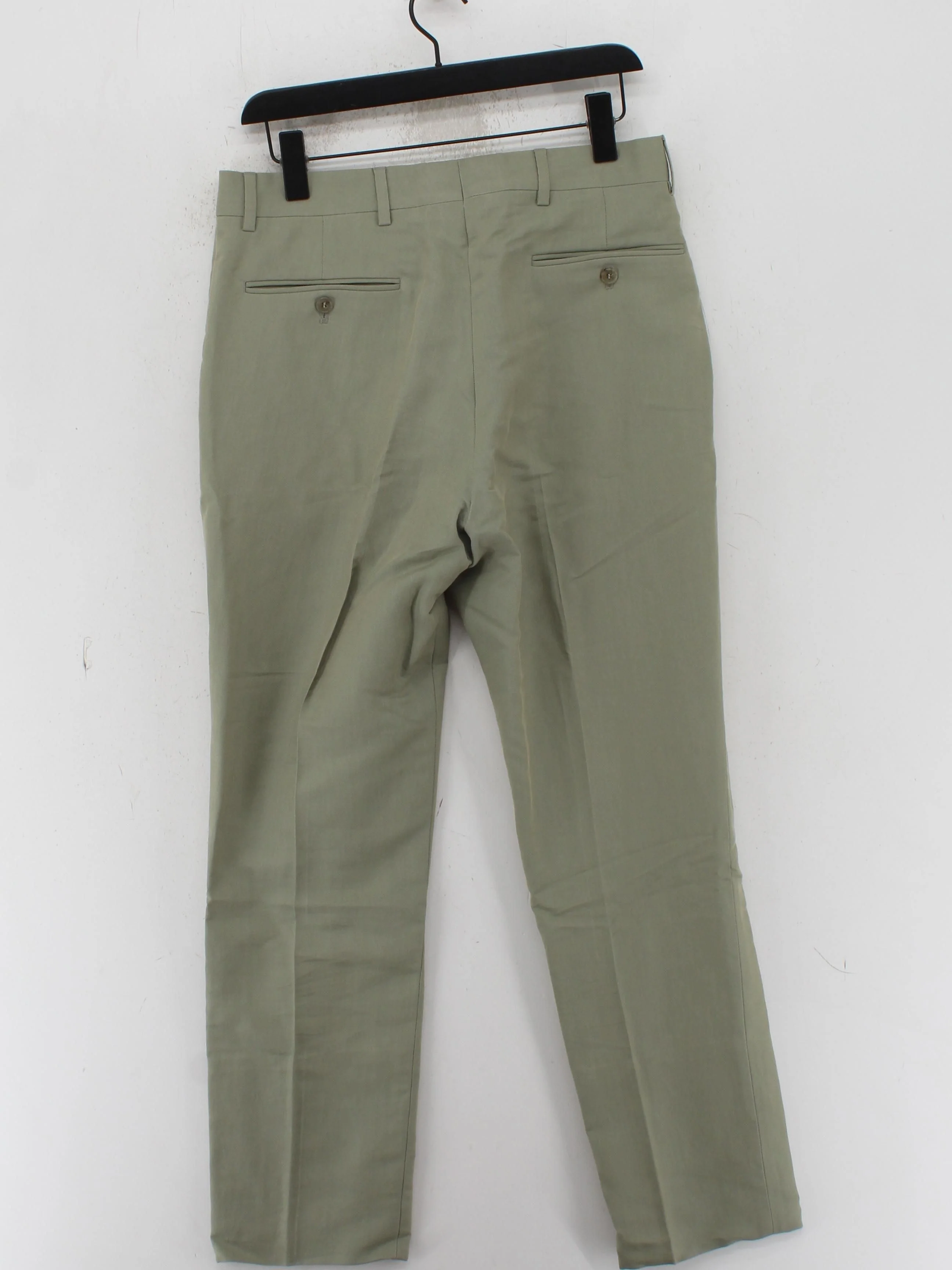 Paul Smith Men's Suit Trousers W 30 in Green Cotton New with tags - Image 2