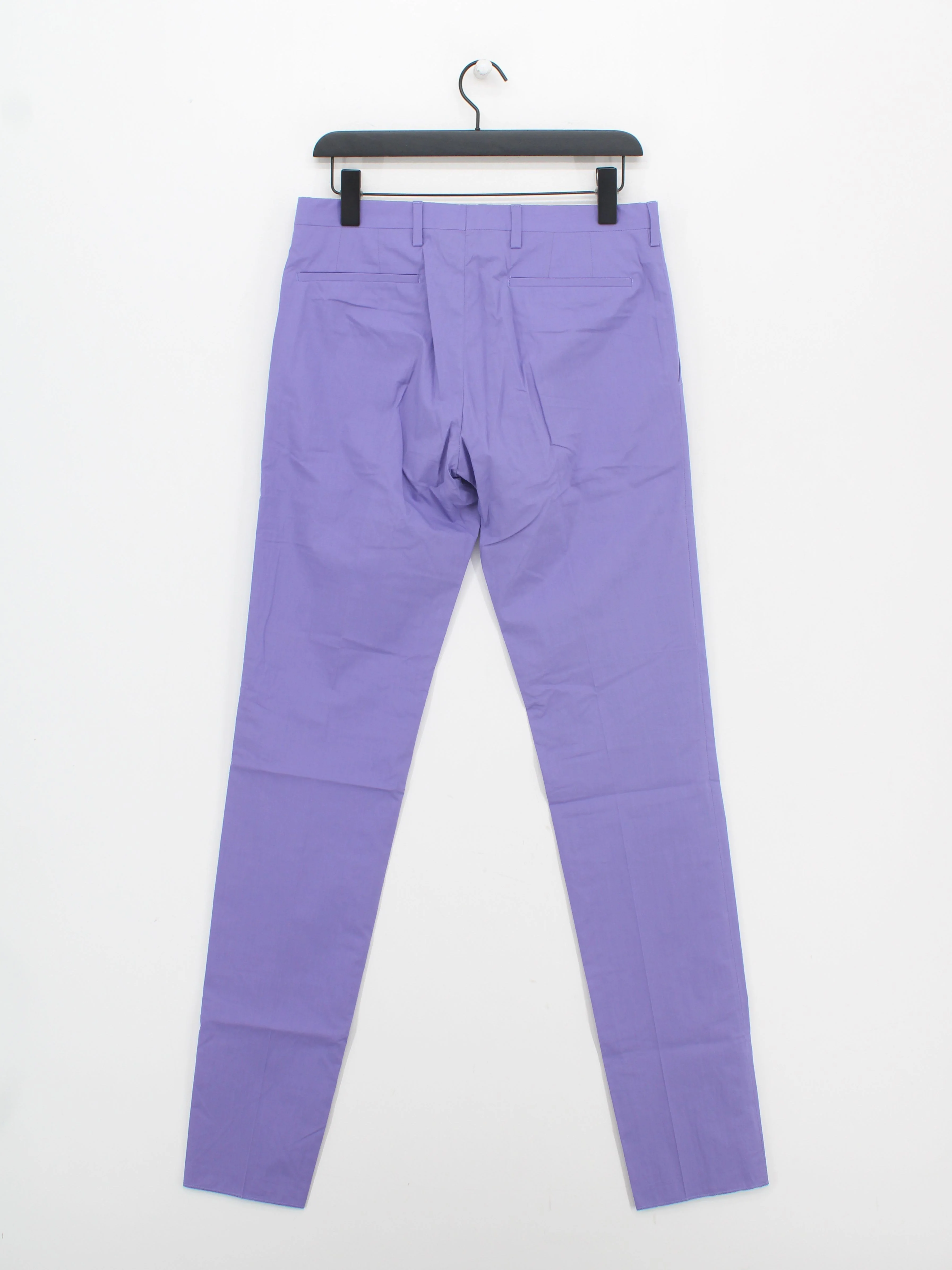 Paul Smith Men's Suit Trousers W 30 in Purple 100% Cotton New with tags - Image 2