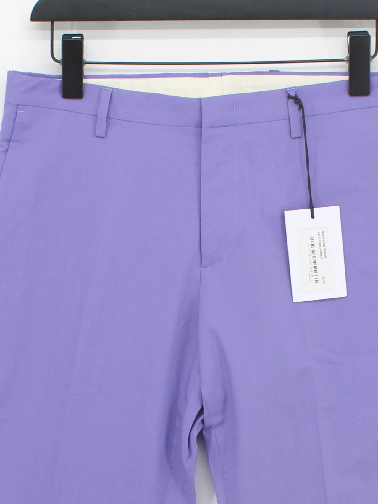 Paul Smith Men's Suit Trousers W 30 in Purple 100% Cotton New with tags - Image 3