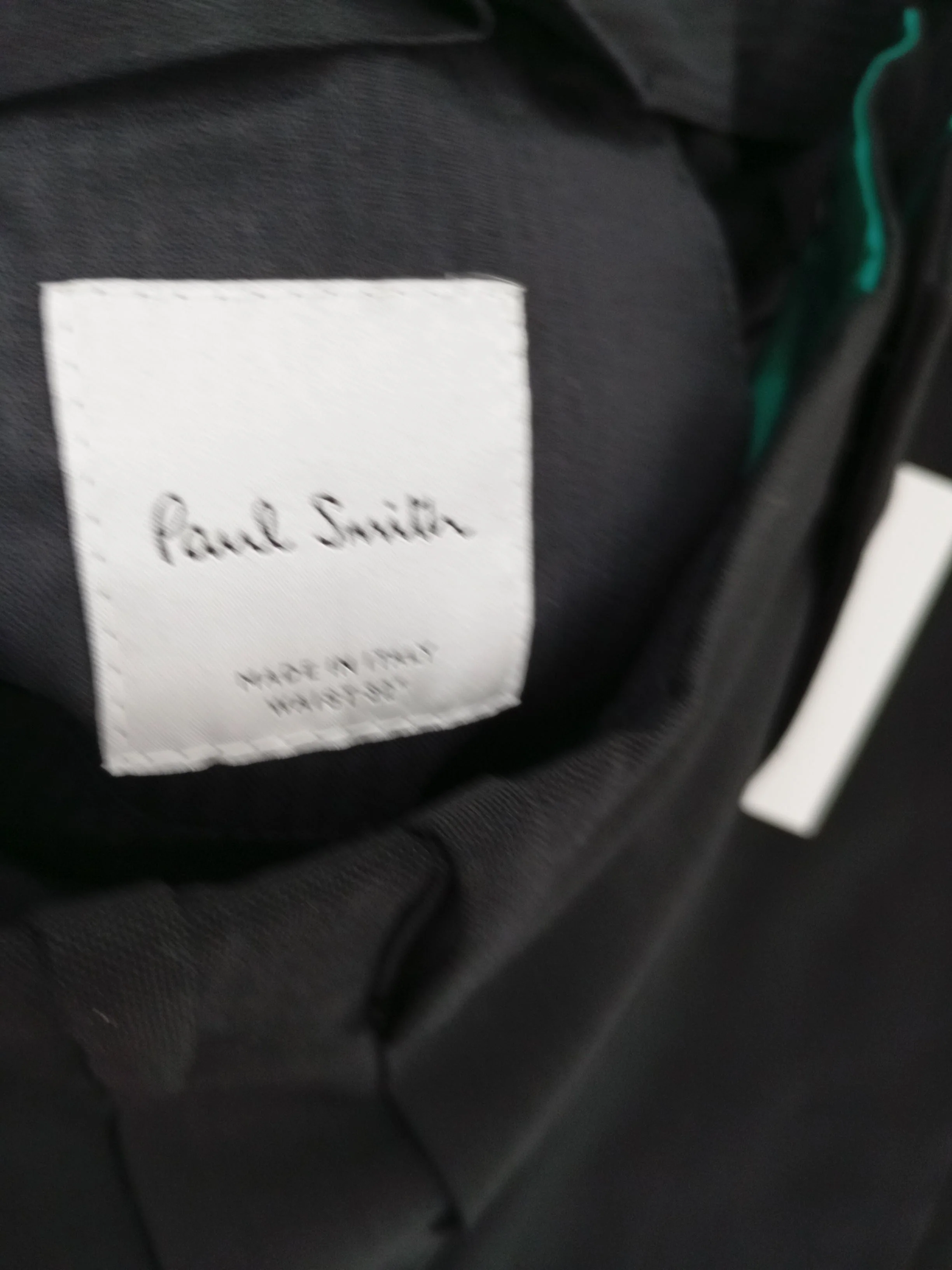 Paul Smith Men's Suit Trousers W 32 in Black Cotton New with tags - Image 5
