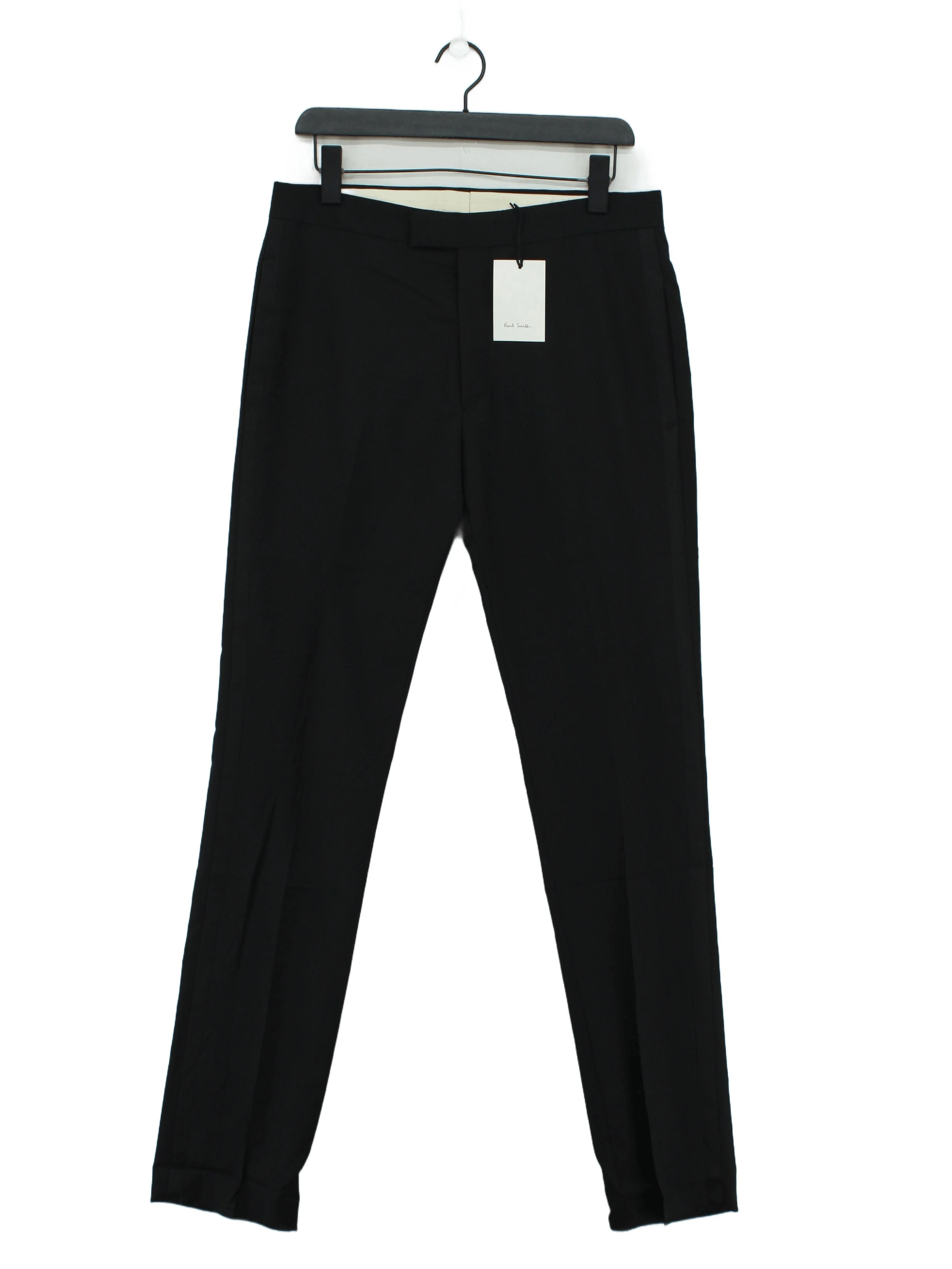 Paul Smith Men's Suit Trousers W 32 in Black Wool New with tags