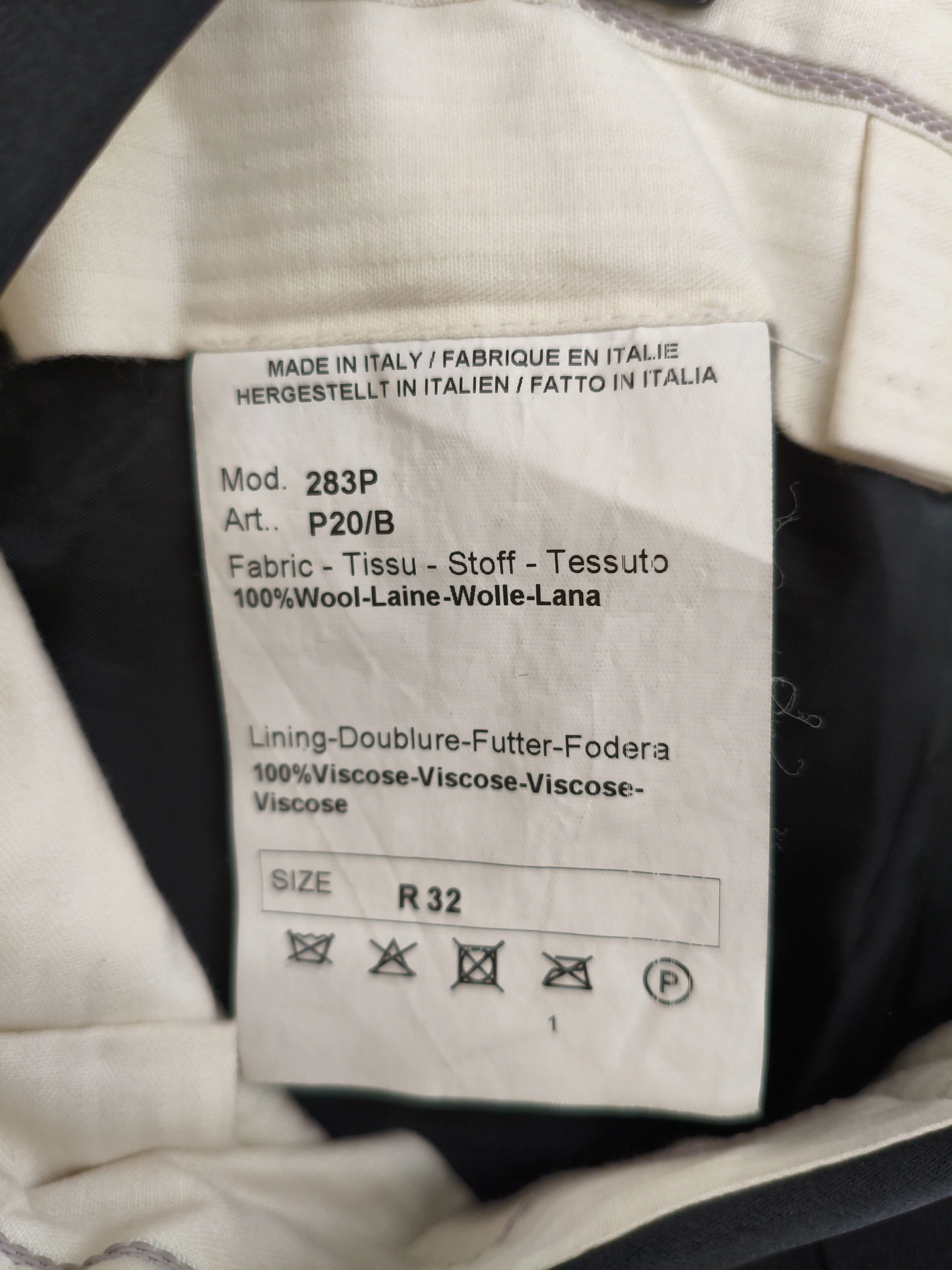 Paul Smith Men's Suit Trousers W 32 in Black Wool New with tags - Image 6