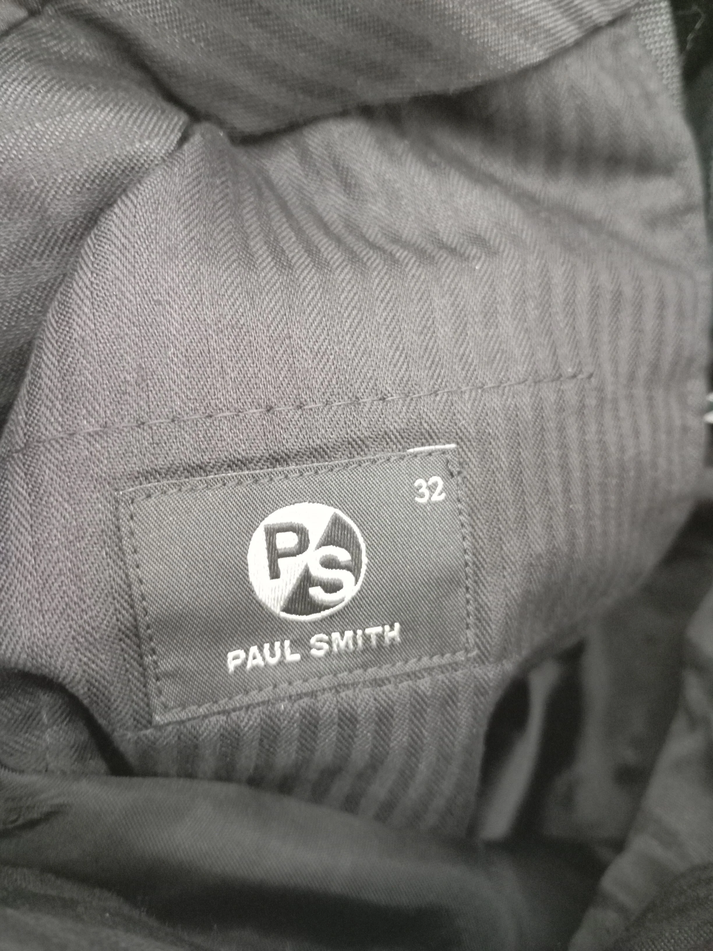Paul Smith Men's Suit Trousers W 32 in Black Wool New with tags - Image 5