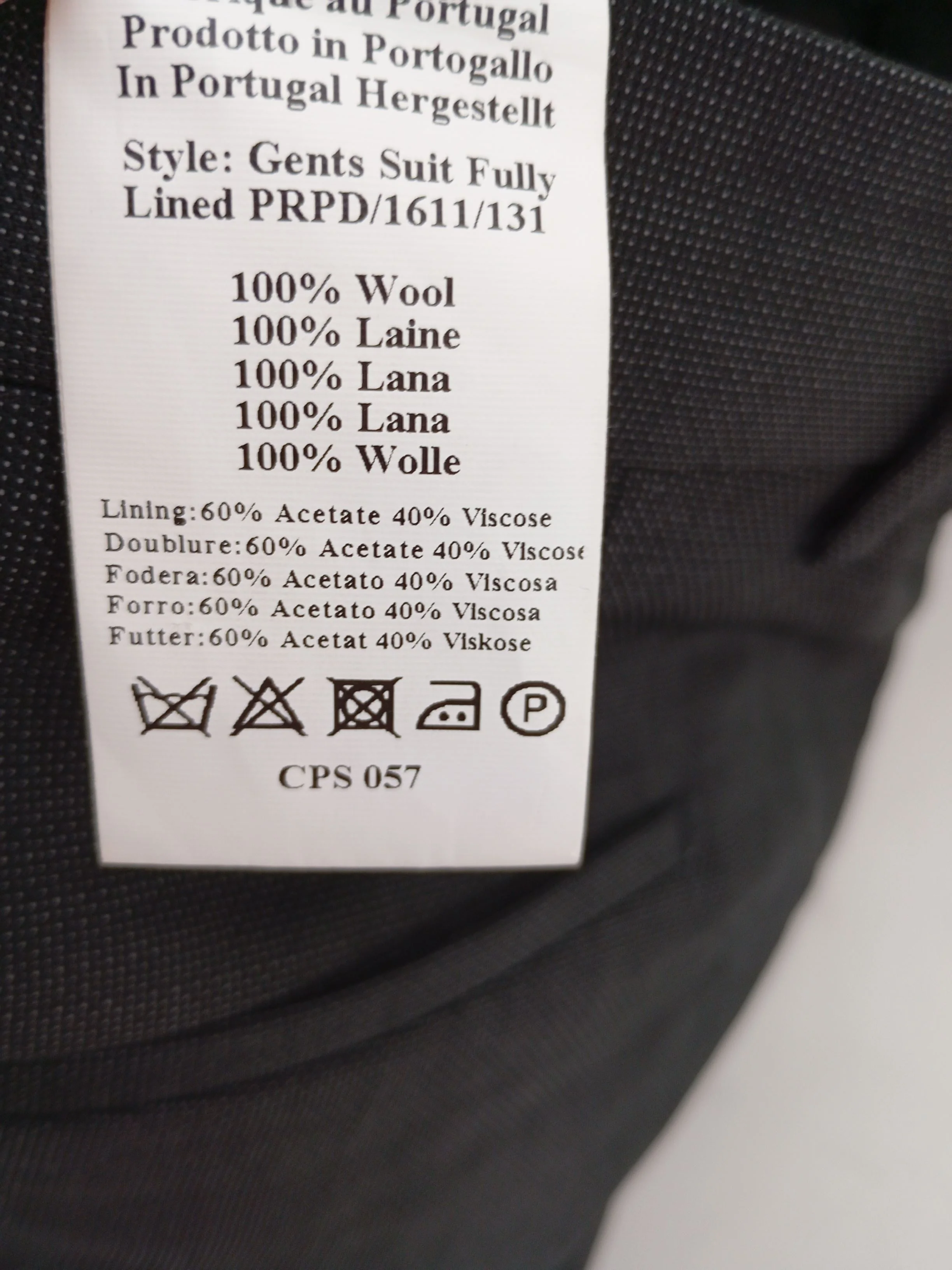 Paul Smith Men's Suit Trousers W 32 in Black Wool New with tags - Image 6
