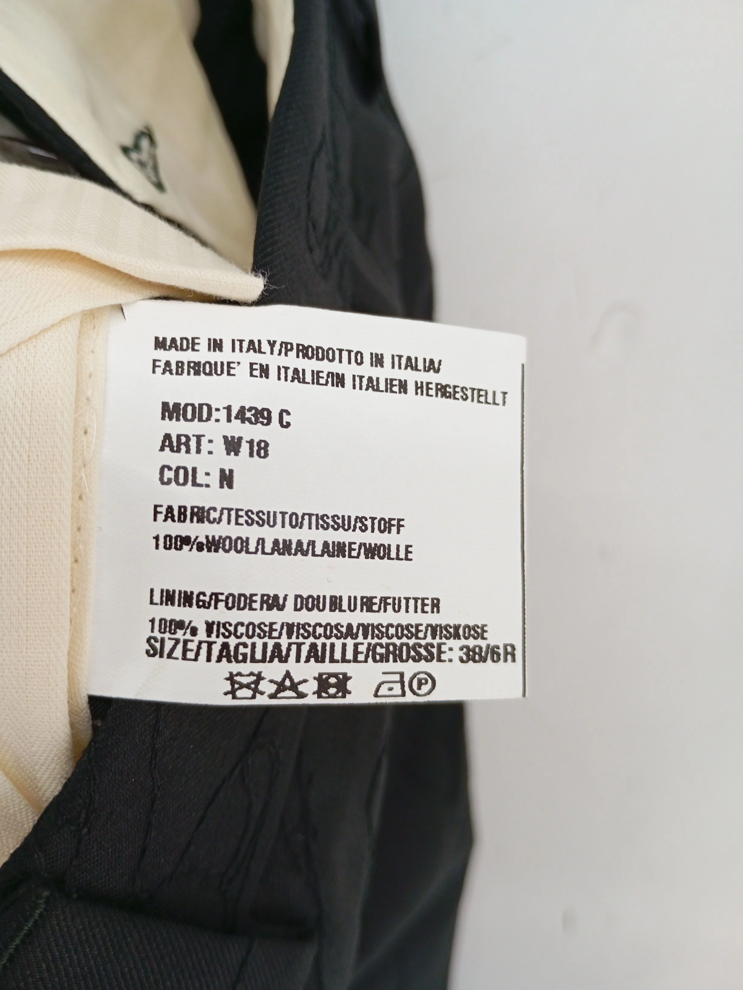 Paul Smith Men's Suit Trousers W 32 in Black Wool New with tags - Image 6