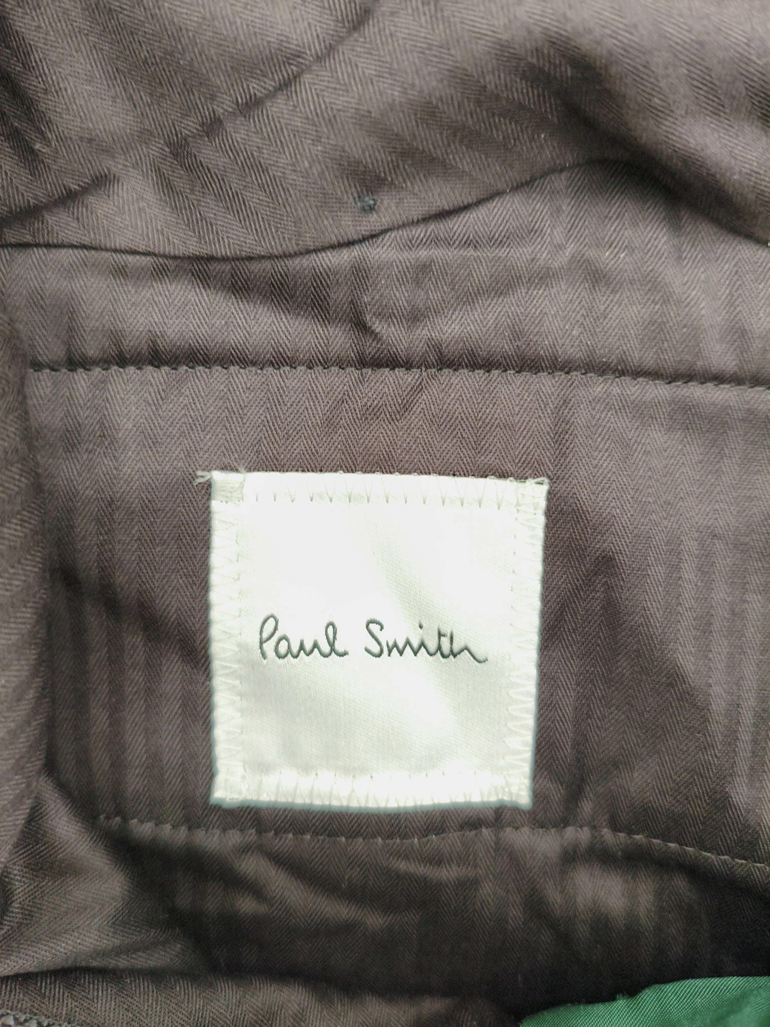 Paul Smith Men's Suit Trousers W 32 in Black Wool with Cotton Dress Pants - Image 6
