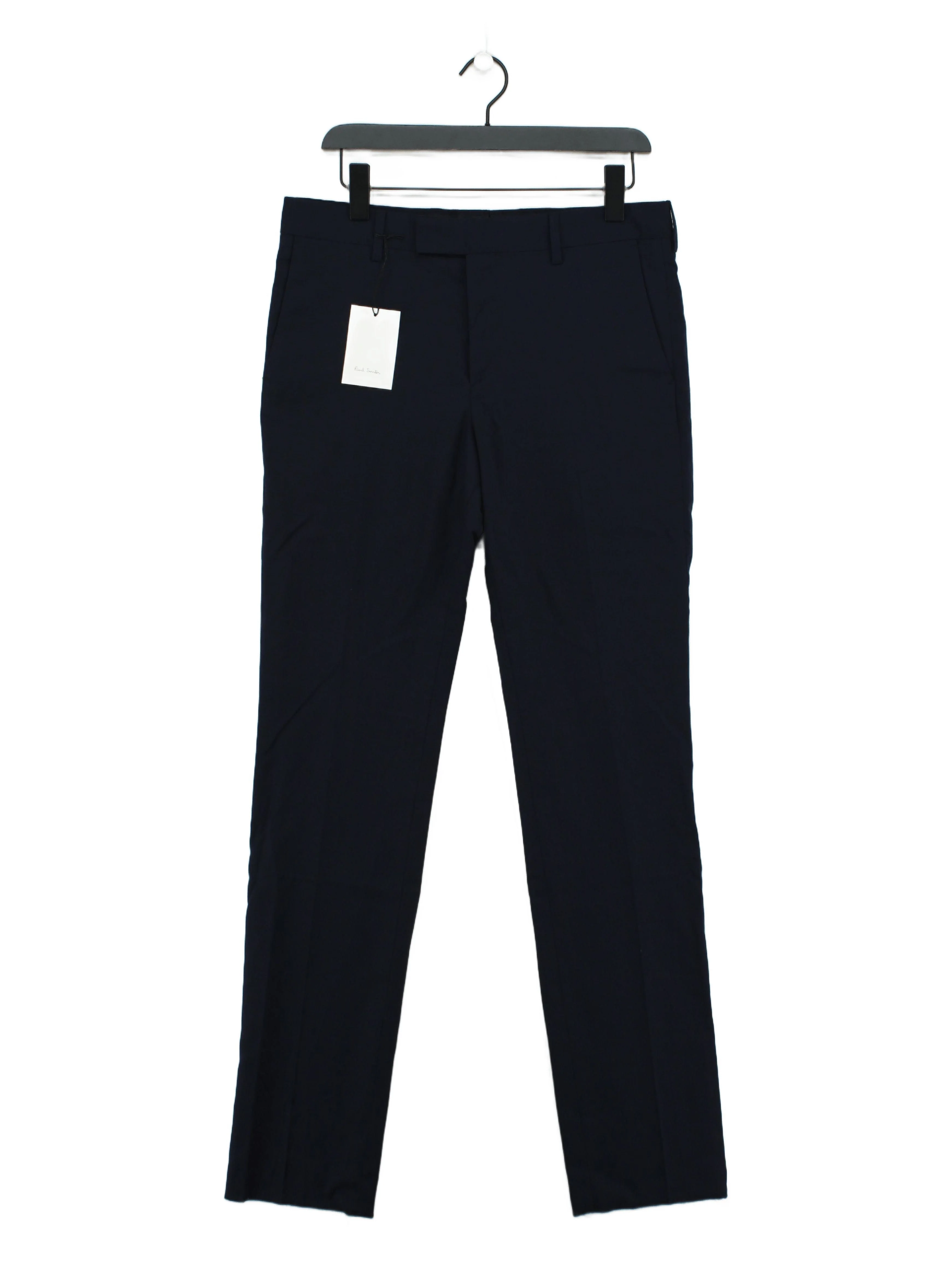Paul Smith Men's Suit Trousers W 32 in Blue 100% Wool Dress Pants New with tags