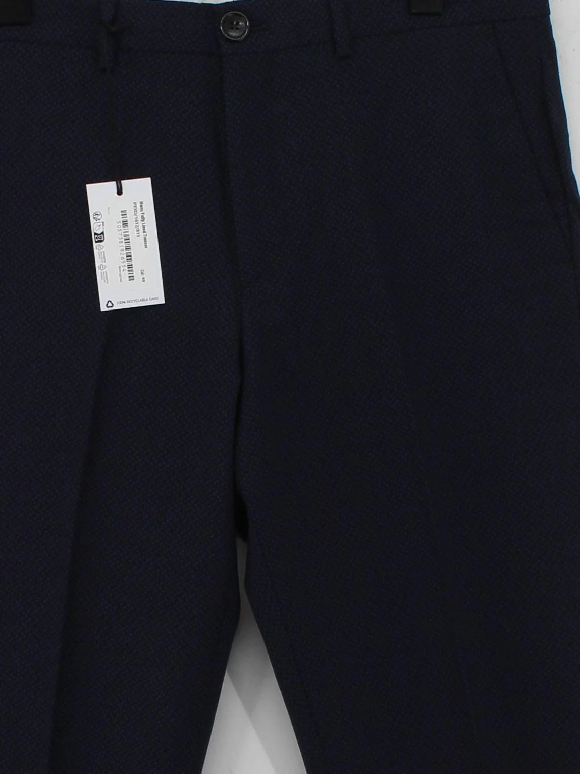 Paul Smith Men's Suit Trousers W 32 in Blue 100% Wool Dress Pants New with tags - Image 3