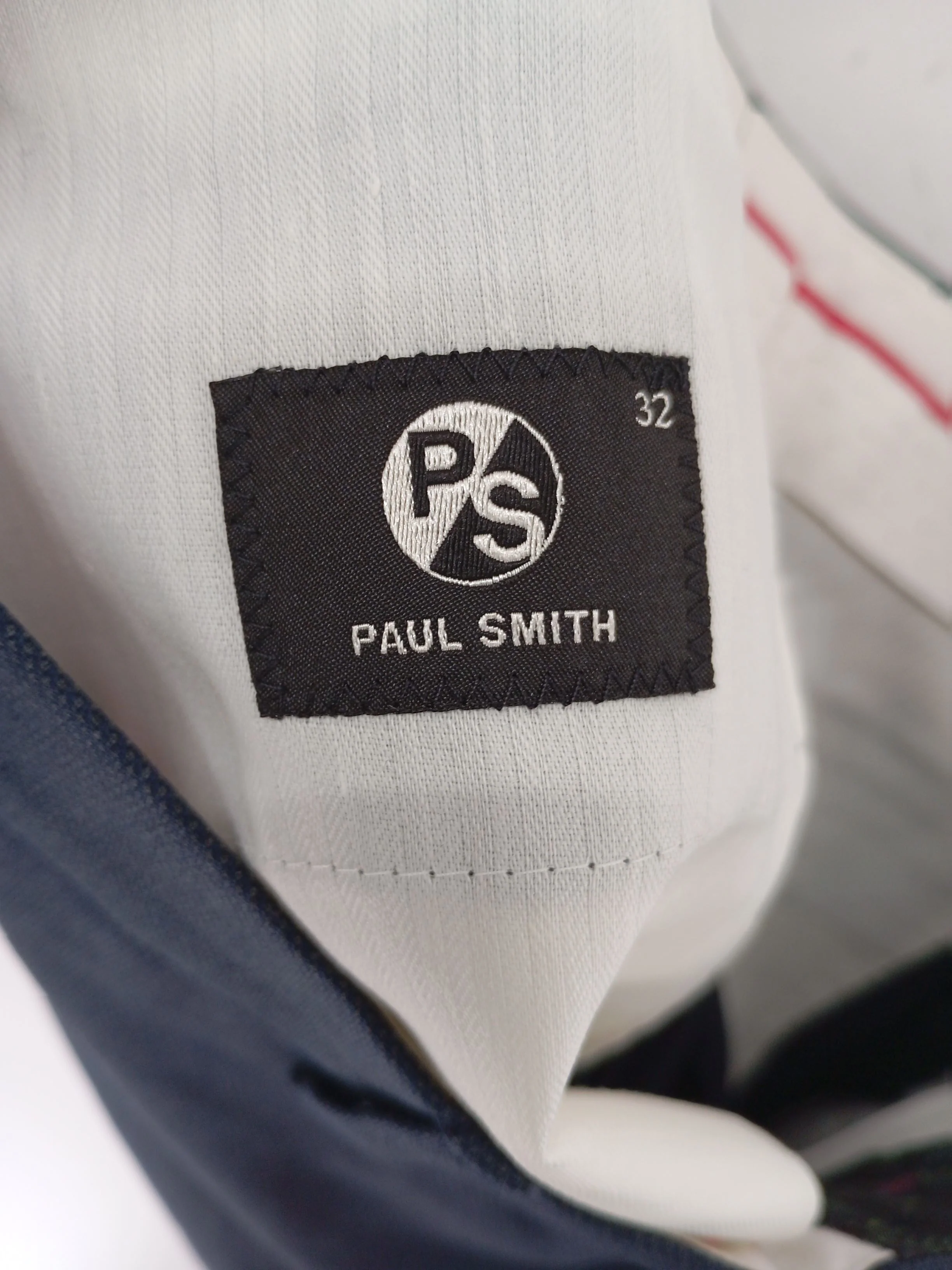 Paul Smith Men's Suit Trousers W 32 in Blue 100% Wool Dress Pants New with tags - Image 5