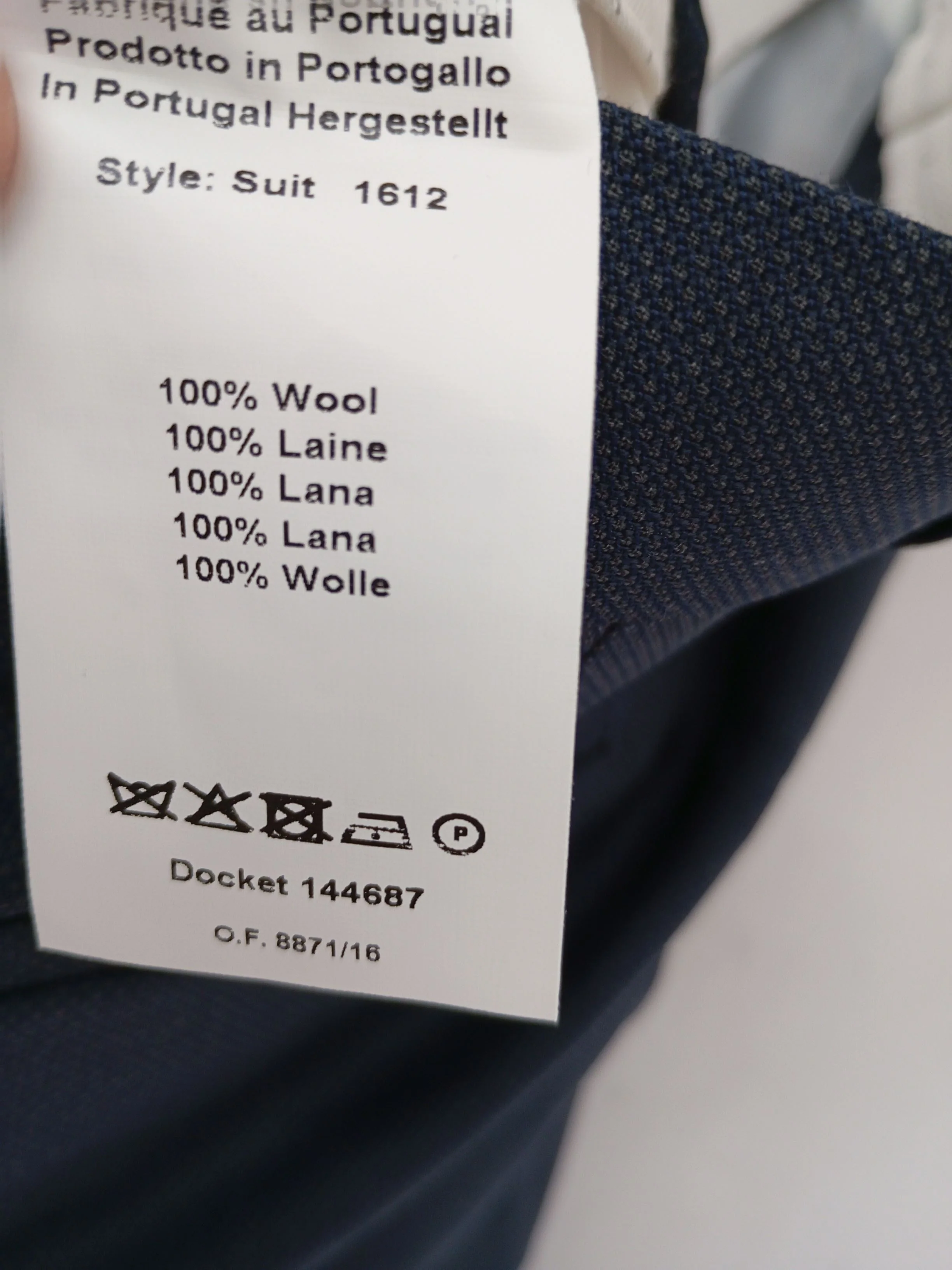 Paul Smith Men's Suit Trousers W 32 in Blue 100% Wool Dress Pants New with tags - Image 6
