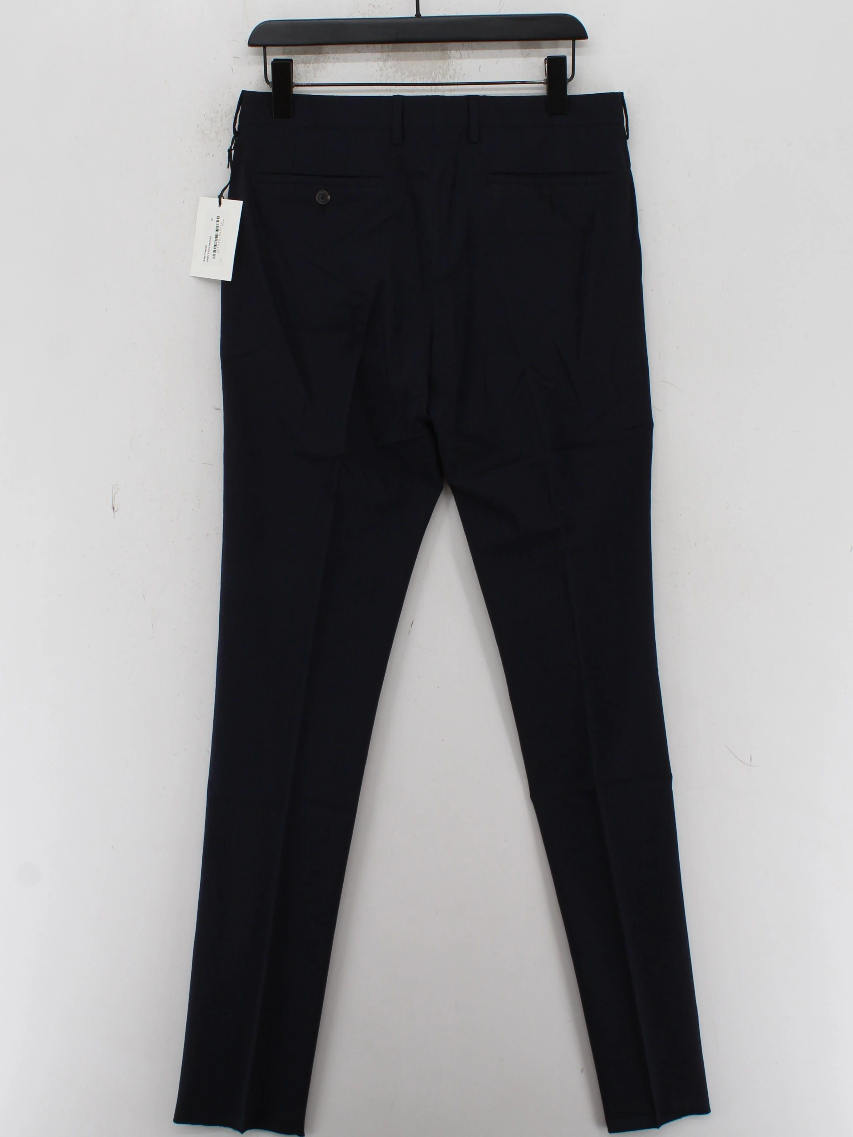 Paul Smith Men's Suit Trousers W 32 in Blue 100% Wool Straight Dress Pants - Image 2