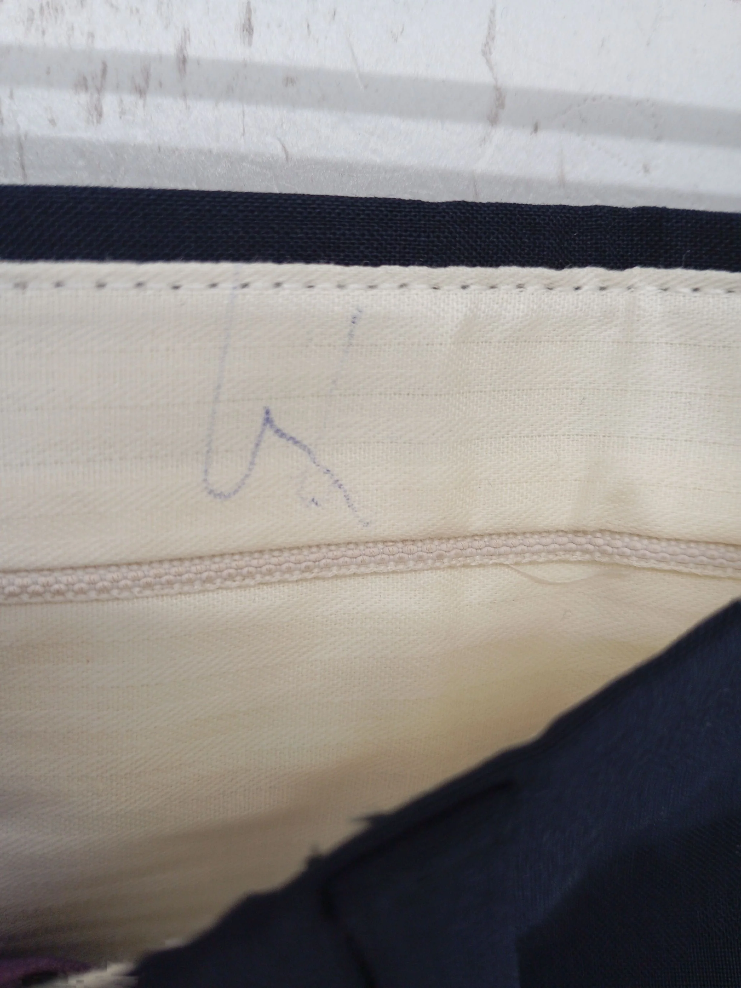 Paul Smith Men's Suit Trousers W 32 in Blue 100% Wool Straight Dress Pants - Image 5