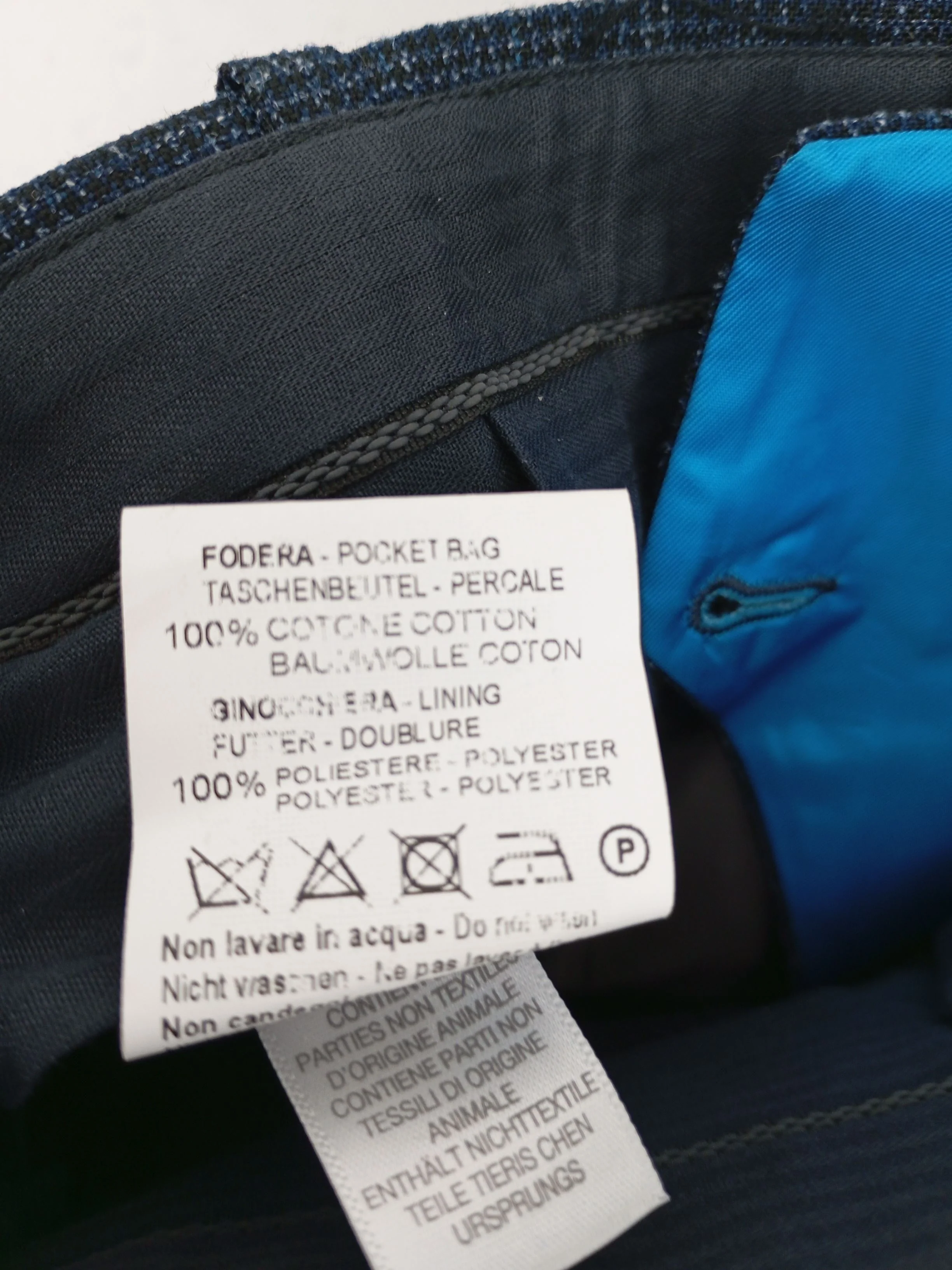 Paul Smith Men's Suit Trousers W 32 in Blue Cotton New with tags - Image 6