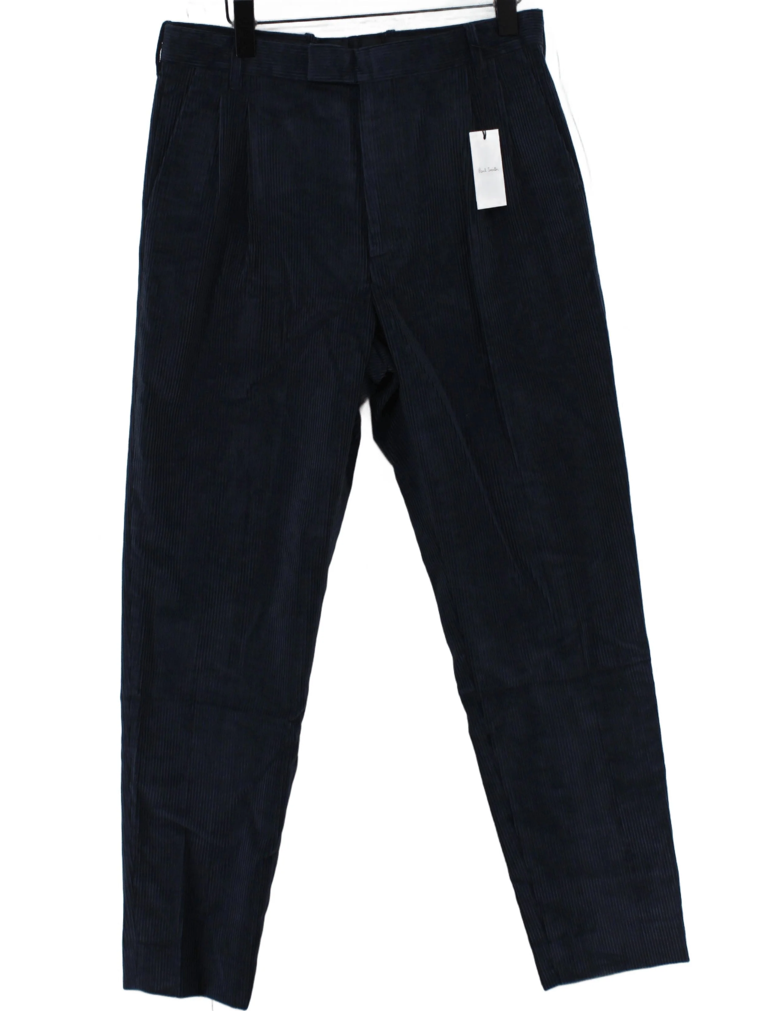 Paul Smith Men's Suit Trousers W 32 in Blue Cotton New with tags